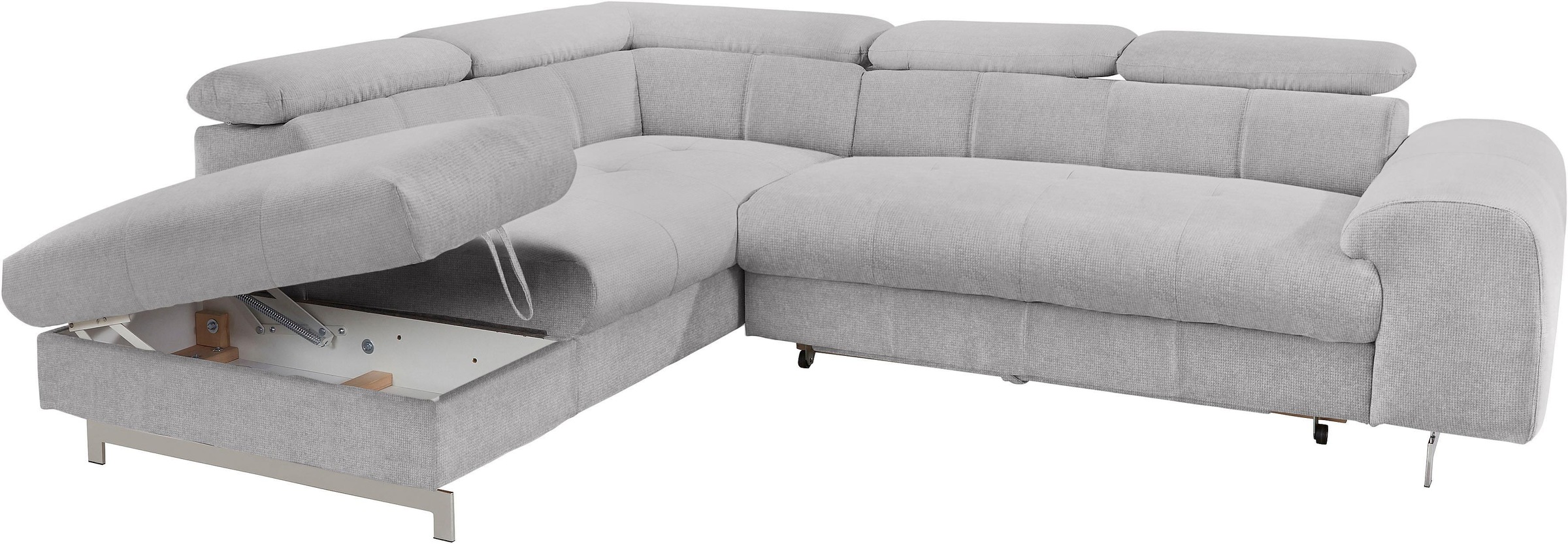 Thumbnail - COTTA Ecksofa "Chef L-Form" mit Kopfteilverstellung, wahlweise mit Bettfunktion & Bettkasten