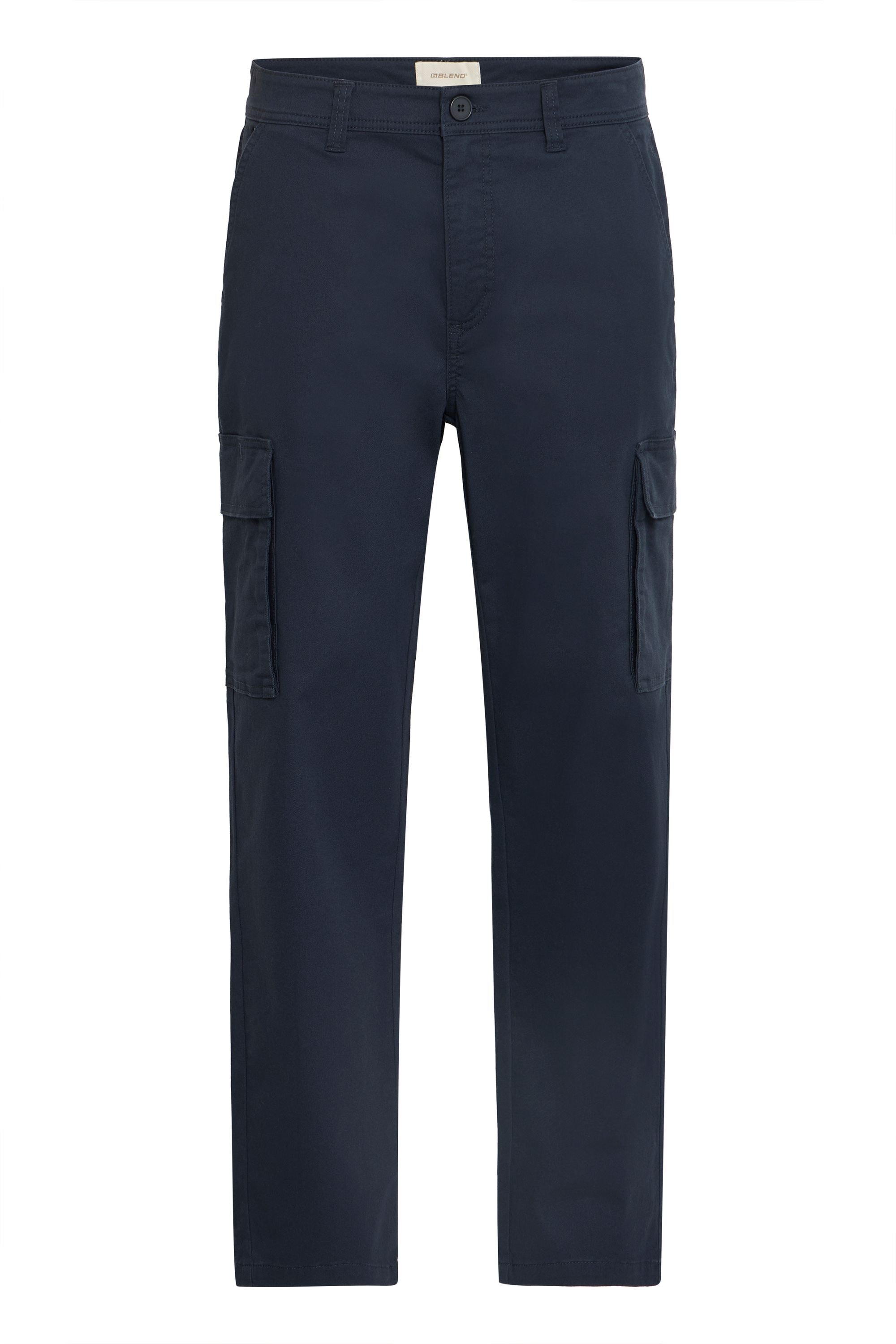 BLEND Herren Cargohose "Cargohose BHNATAN CARGO", blau, Gr. 27, Obermaterial: 98% Baumwolle CO. 2% Elasthan EL., Hosen