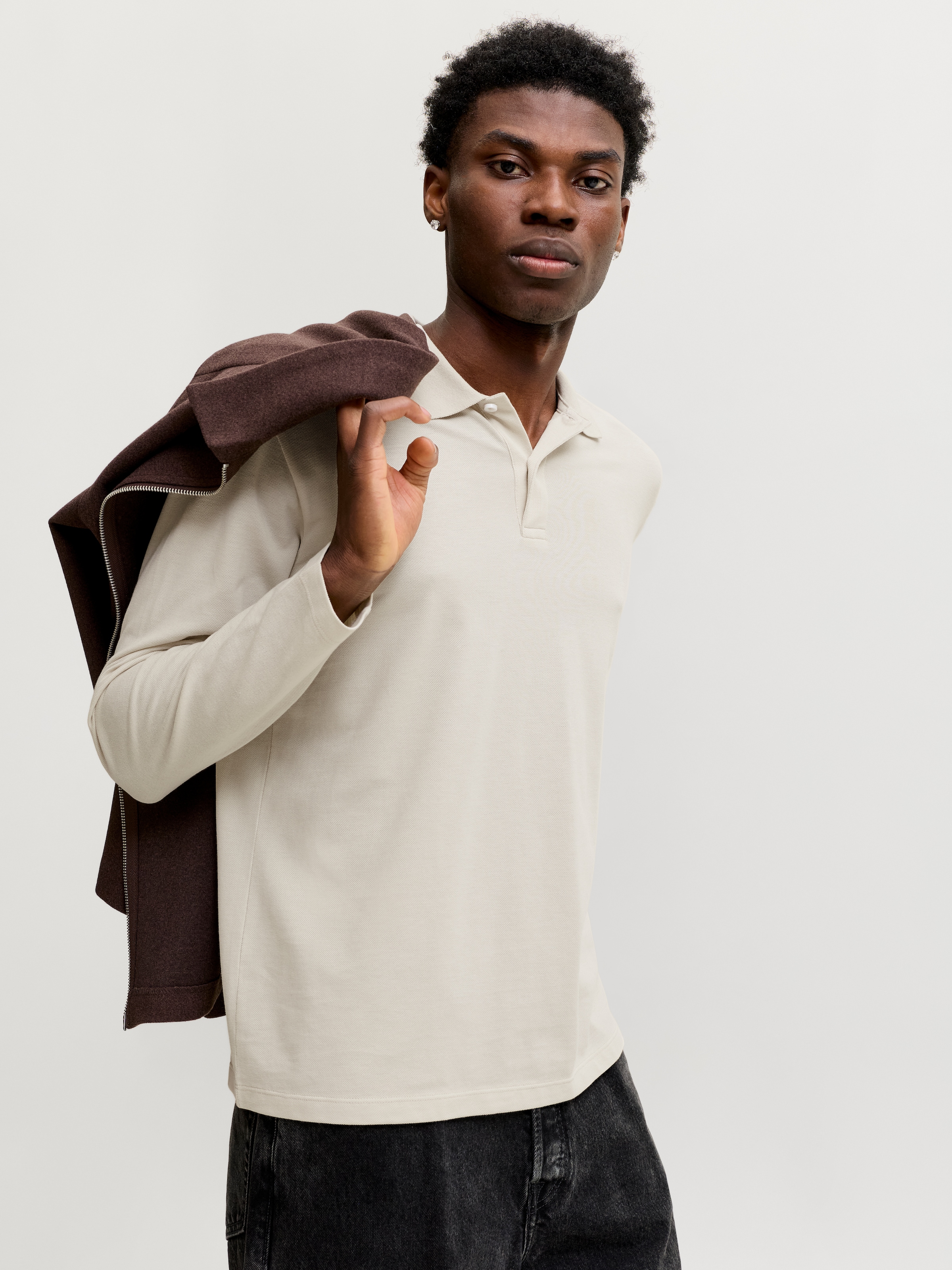Jack & Jones Poloshirt »JJKANE POLO LS« Baumwollmischung, regular fit