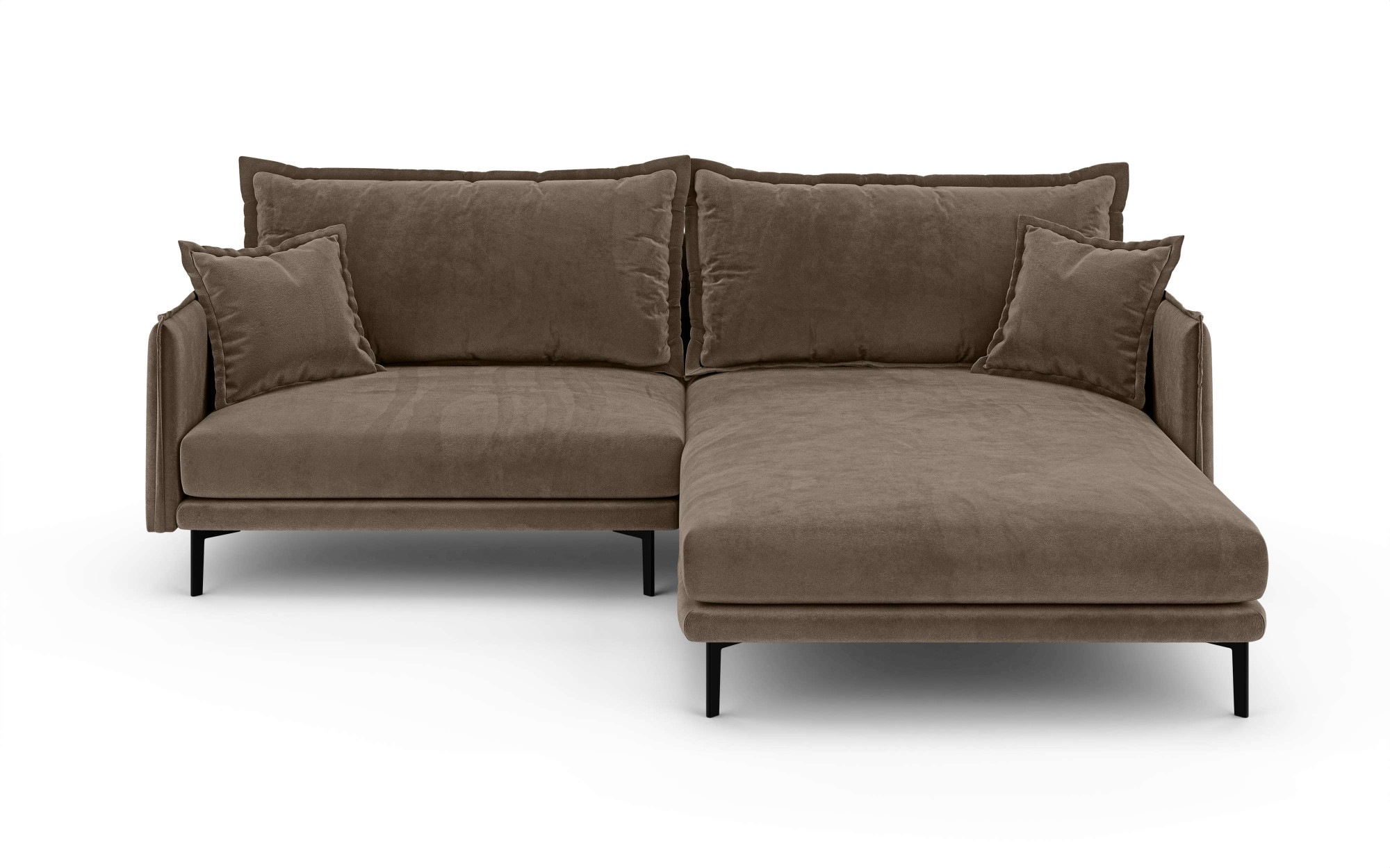 Home affaire Ecksofa "ALEXANDRIA mit Recamiere rechts oder links bestellbar günstig online kaufen