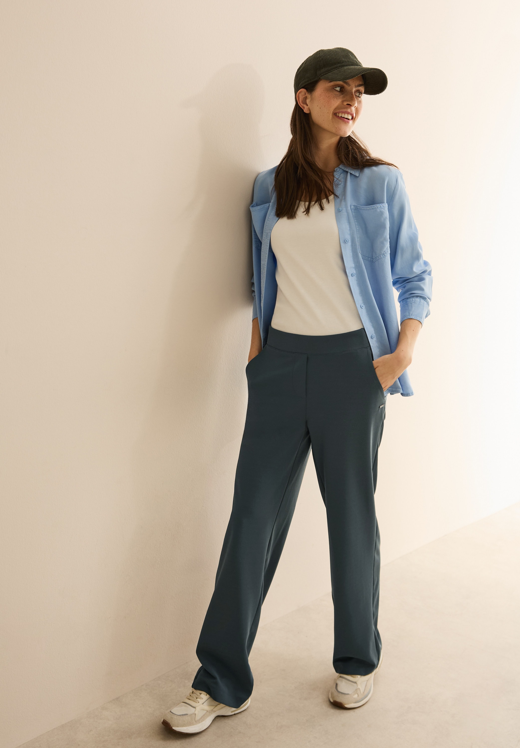 Cecil Stoffhose »Style Neele«, mit elastischem Bund