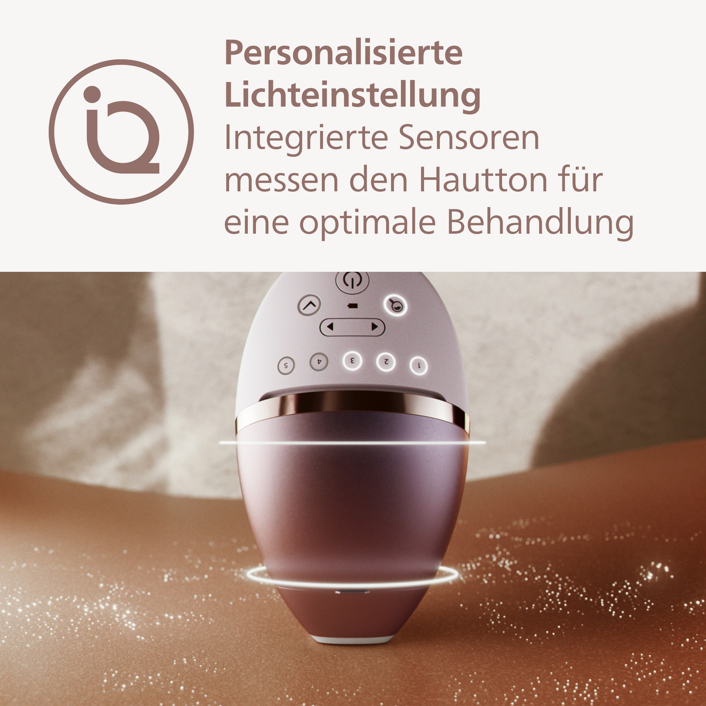 Philips IPL-Haarentferner »Lumea S9000 BRI955/00«, 450.000 Lichtimpulse, 3 Aufsätze (Körper, Gesicht und Präzisionsaufsatz), kabellos