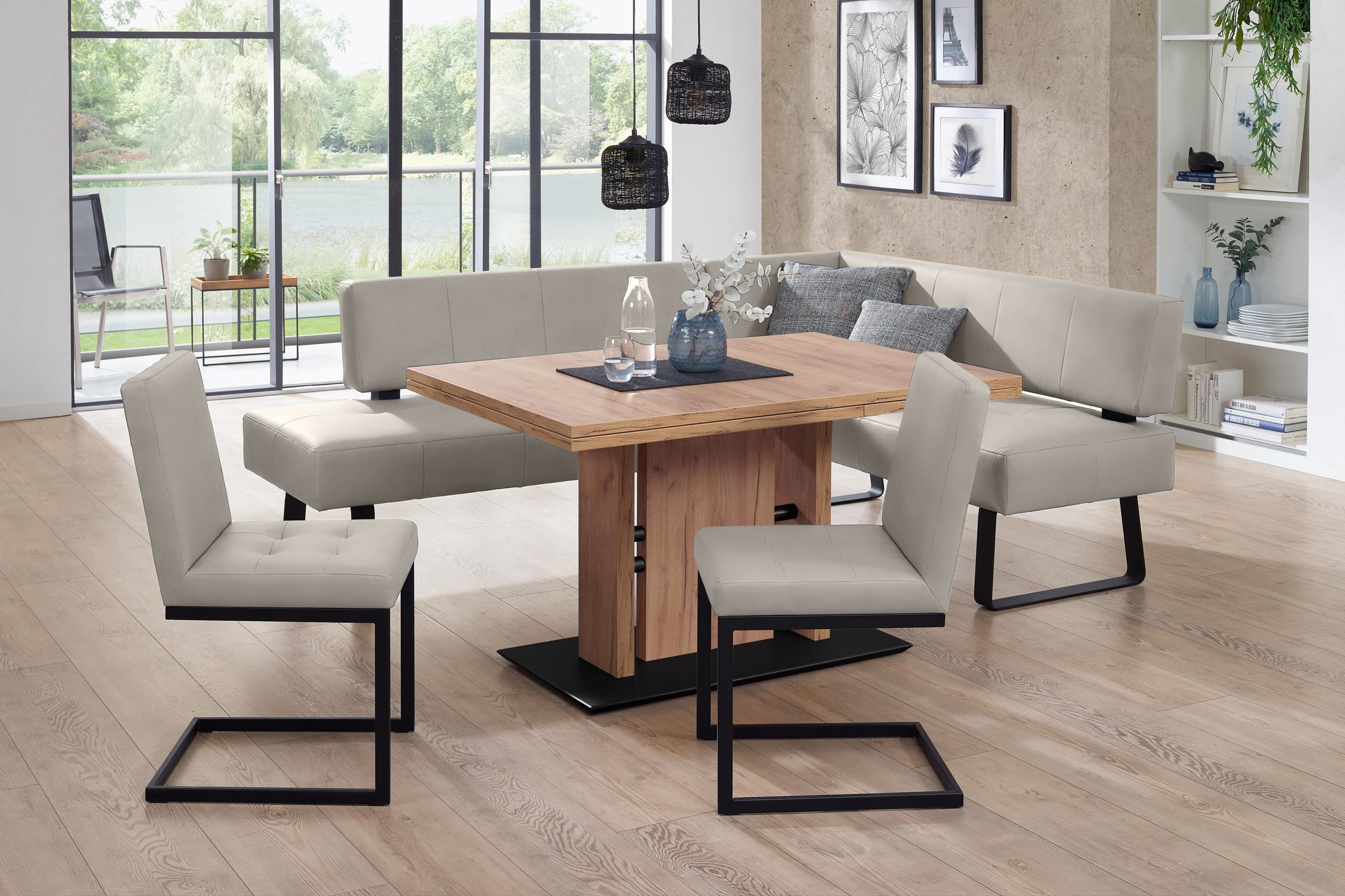 K+W Komfort & Wohnen Essgruppe "Spider II" 4 Stk. tlg. langer Schenkel wahw günstig online kaufen