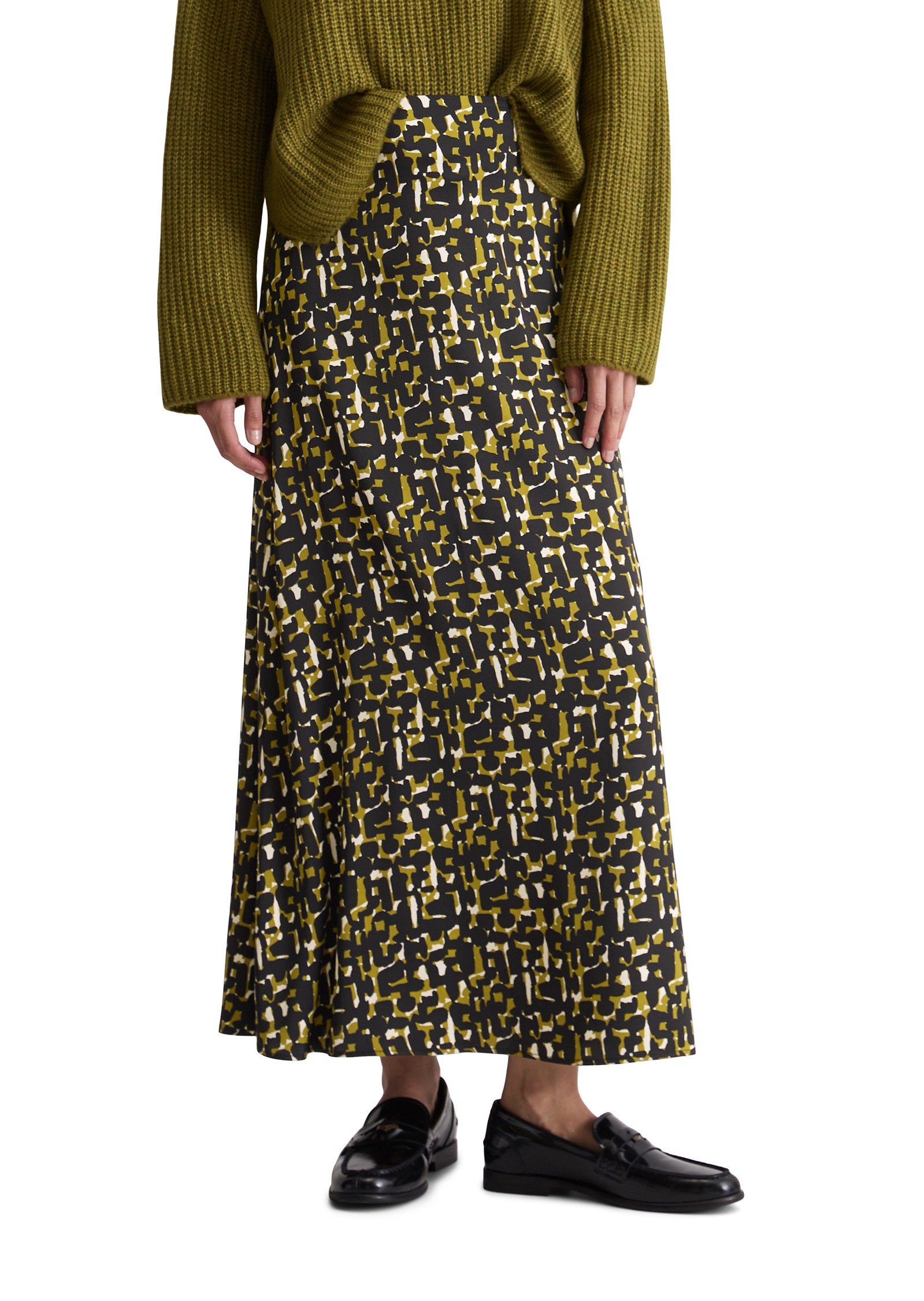 Marc OPolo Webrock "aus fließendem Viskose-Satinstretch" günstig online kaufen