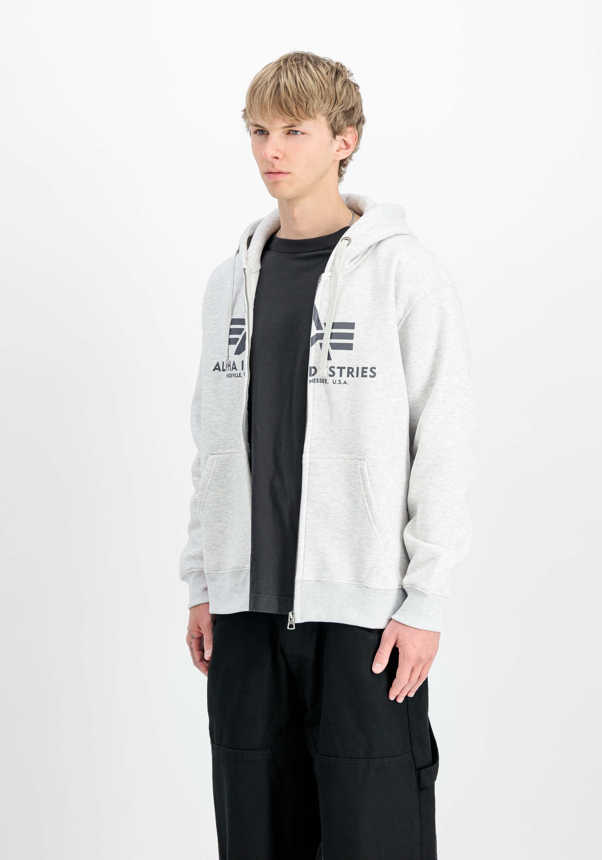 Alpha Industries 1100000002199 "Basic Zip Hoodie BL"