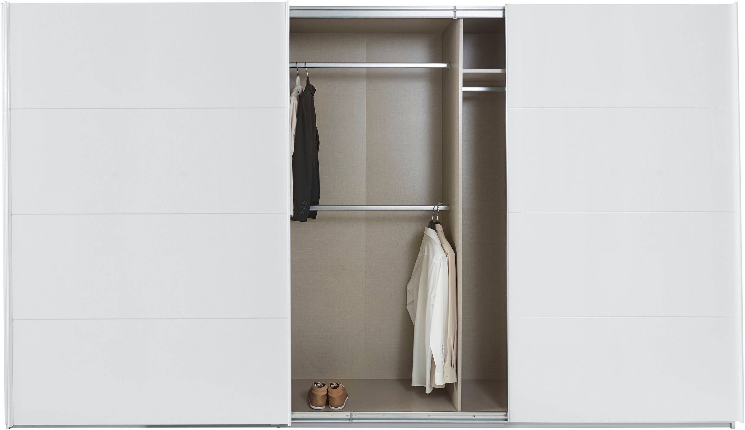 rauch Schwebetürenschrank »Kleiderschrank Schrank Garderobe TOPSELLER OTELI inkl. Inneneinteilung«, mit 3 Innenschubladen sowie zusätzlichen Einlegeböden MADE IN GERMANY