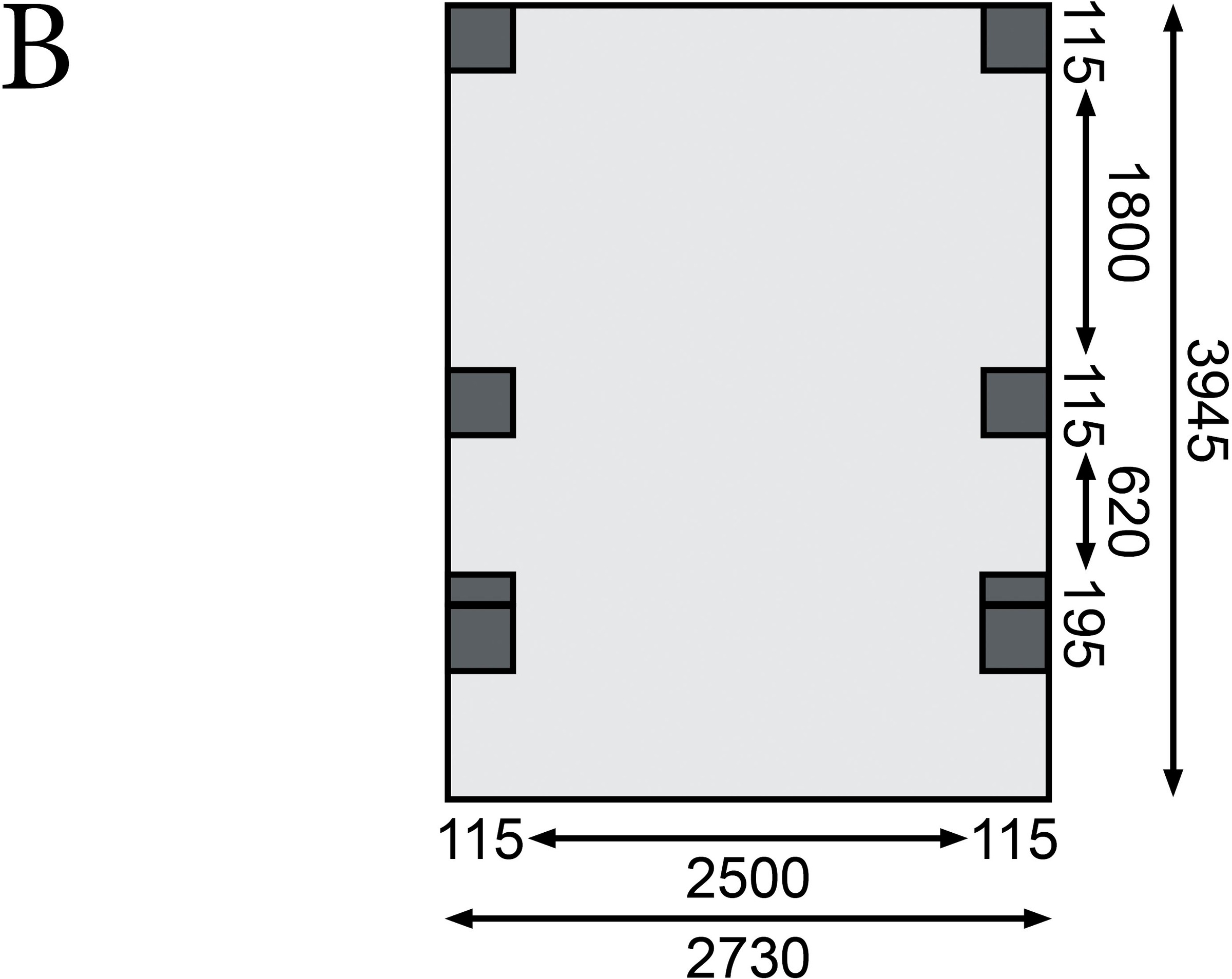 Karibu Einzelcarport »»Classic 1 SET« Stahl-Dach Variante C, mit zwei Einfahrtsbogen«, Masivholz, 250 cm, KDI, aus Masivholz