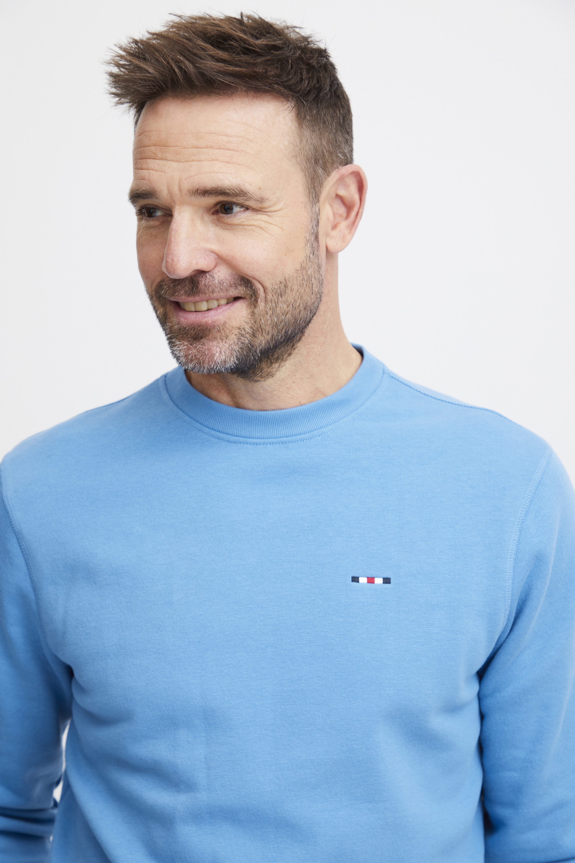 FQ1924 Rundhalspullover »Rundhalspullover FQWILLIAM crew neck logo sweat«