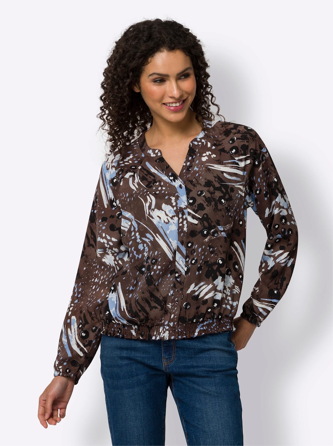 heine Druckbluse