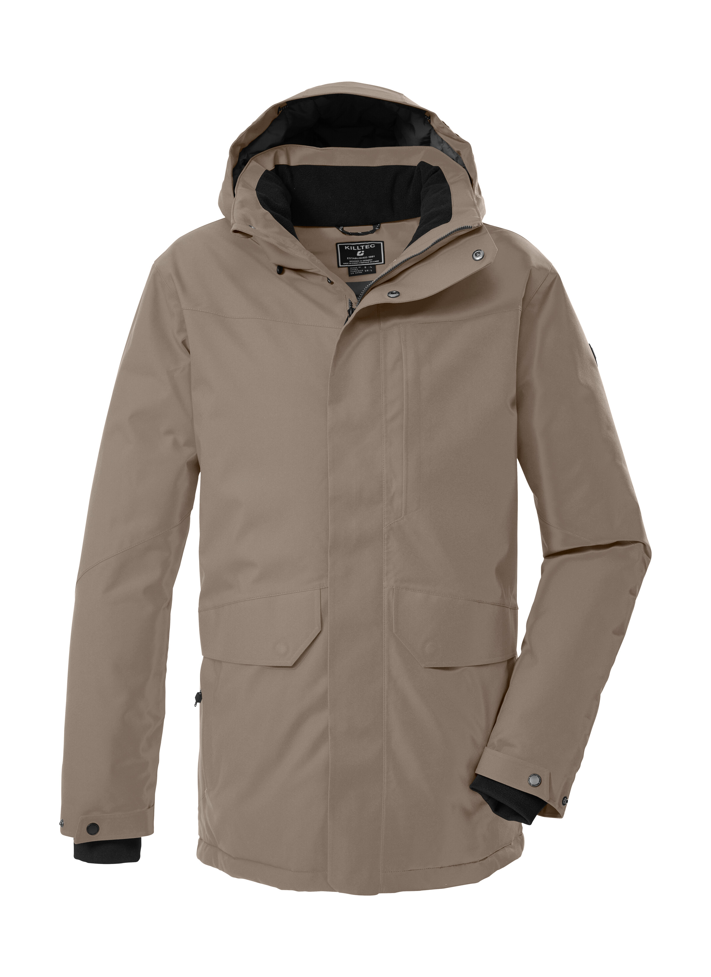Killtec Parka "KOW 85 MN PRK" Wasserdicht, atmungsaktiv, abnehmbare Kapuze