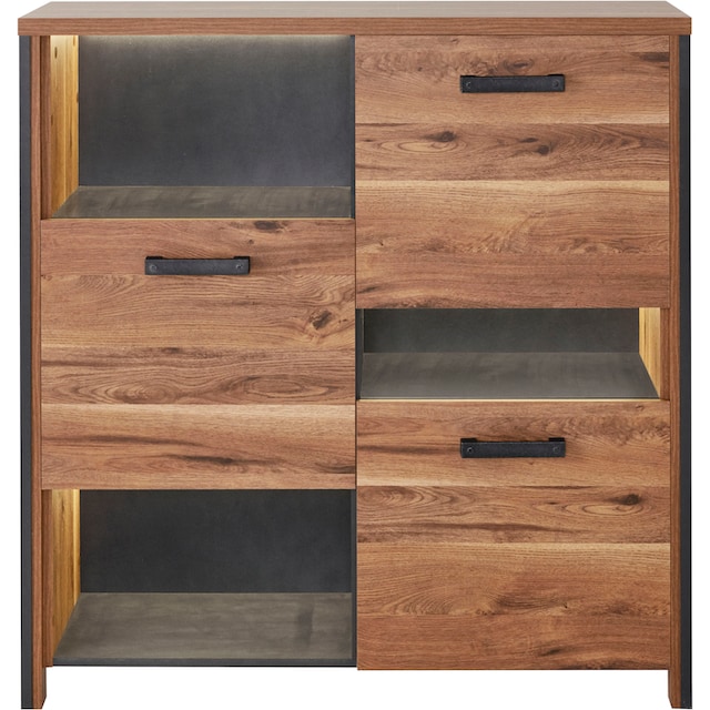 Helvetia Highboard »Buffalo«, Breite 107 cm | BAUR