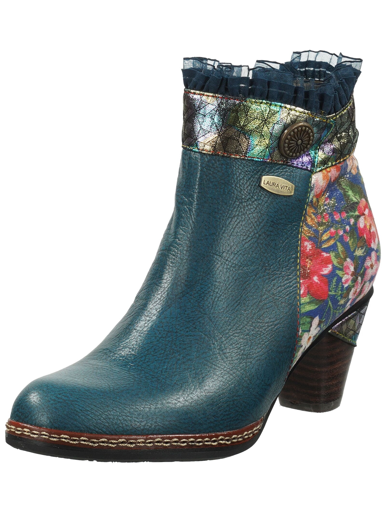 LAURA VITA Stiefelette "LAURA VITA Stiefelette Leder/Textil" günstig online kaufen