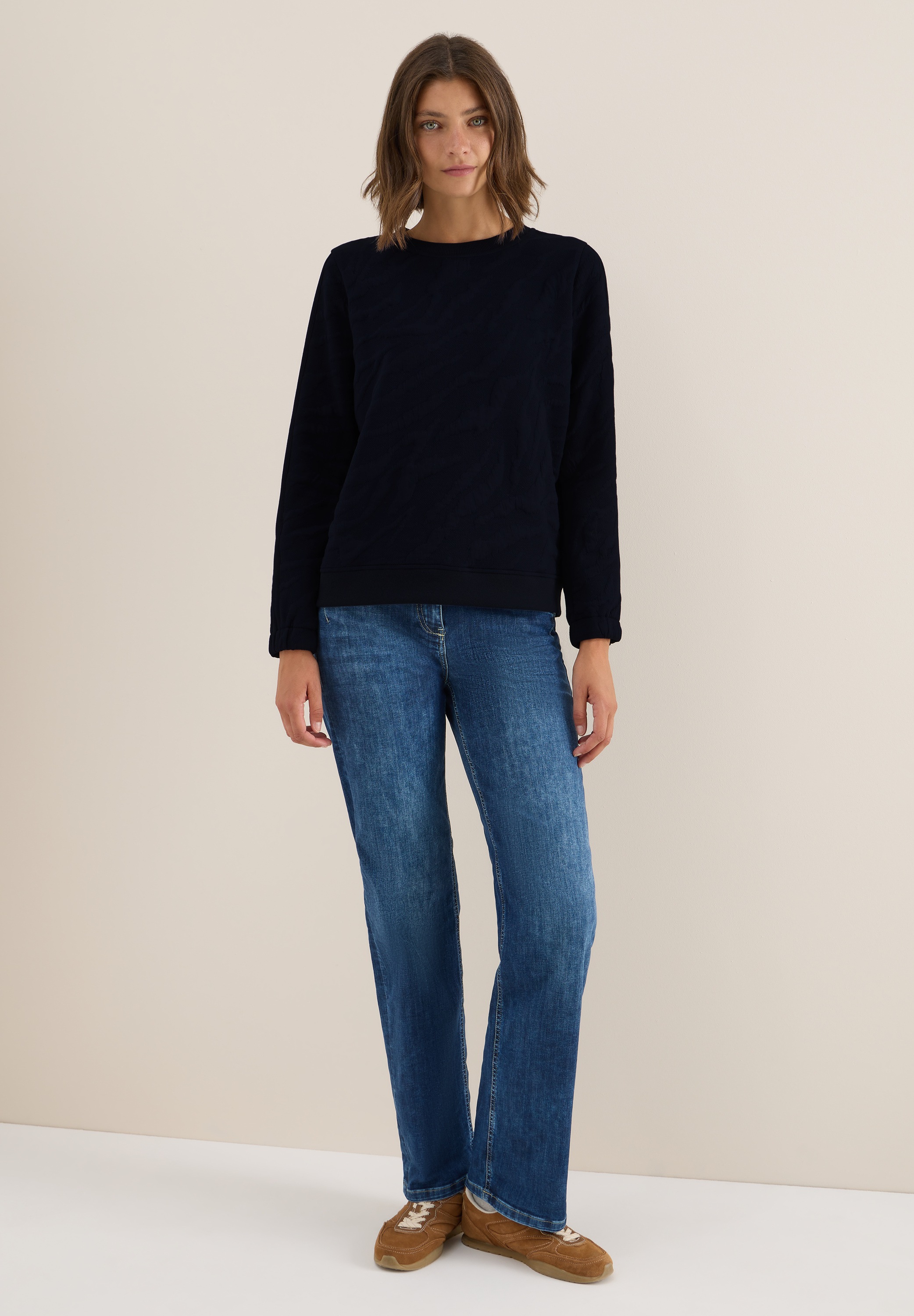 Thumbnail - Cecil Sweatshirt, mit Struktur-Muster