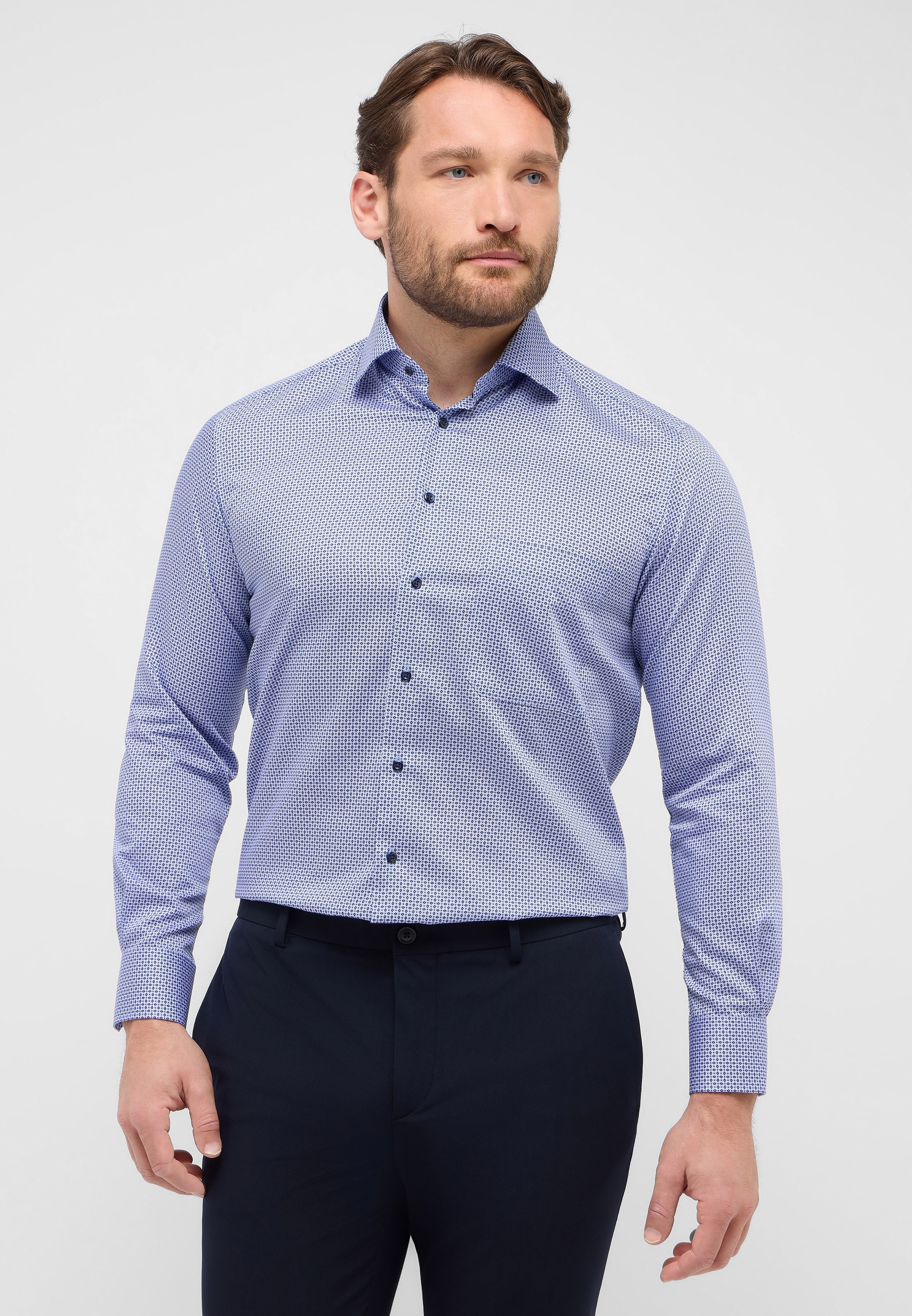 Eterna Langarmhemd "COMFORT FIT", NON IRON (bügelfrei) günstig online kaufen