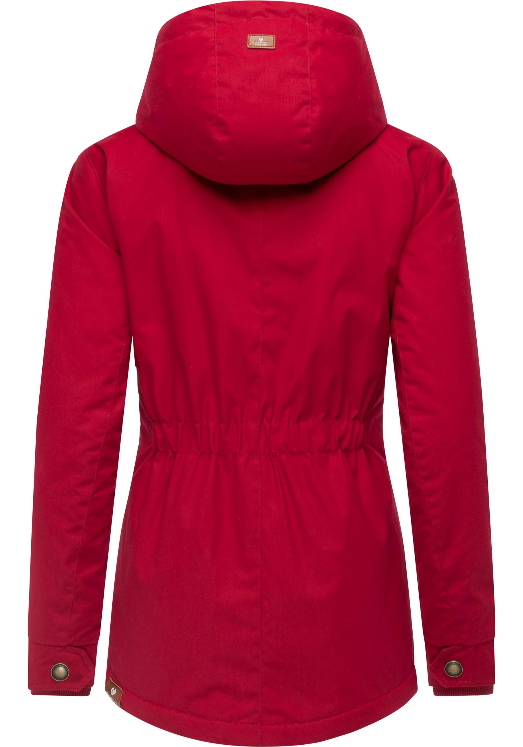 Ragwear Winterjacke »Monade«, mit Kapuze, Damen Winterparka mit Kapuze und m. Fleece gefüttert