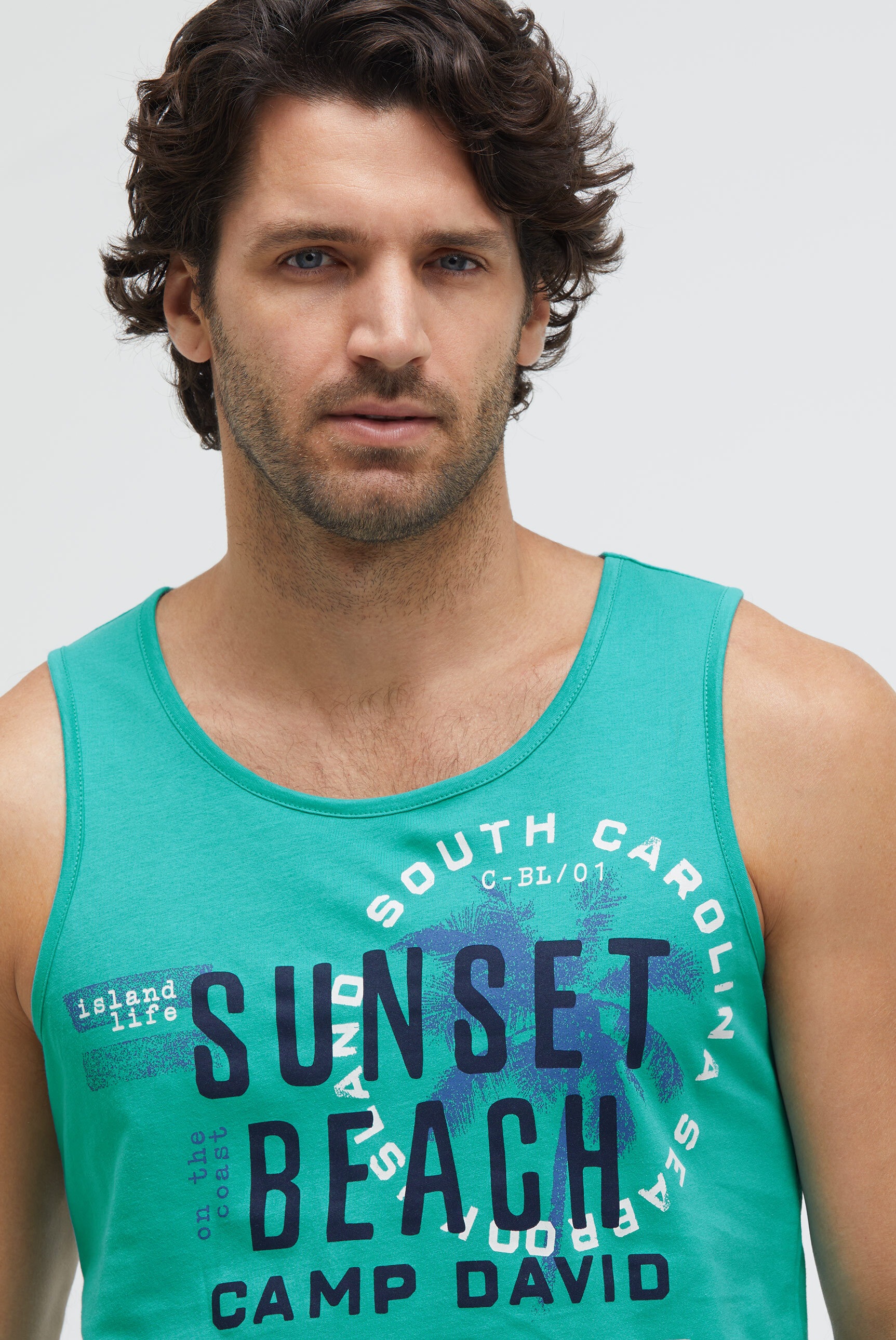 CAMP DAVID Tanktop aus Baumwolle