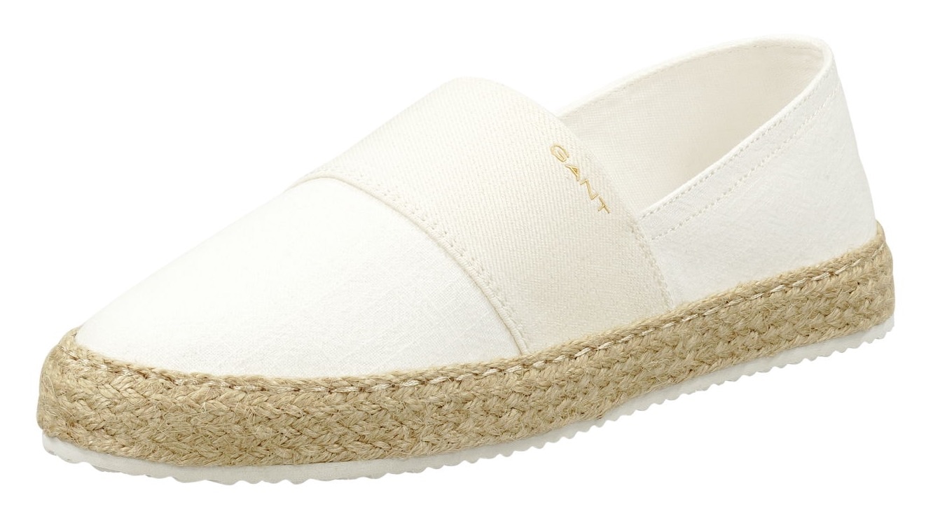 Gant Espadrille »Raffiaville«, Halbschuh, Schlupfschuh, Freizeitschuh mit Juterand