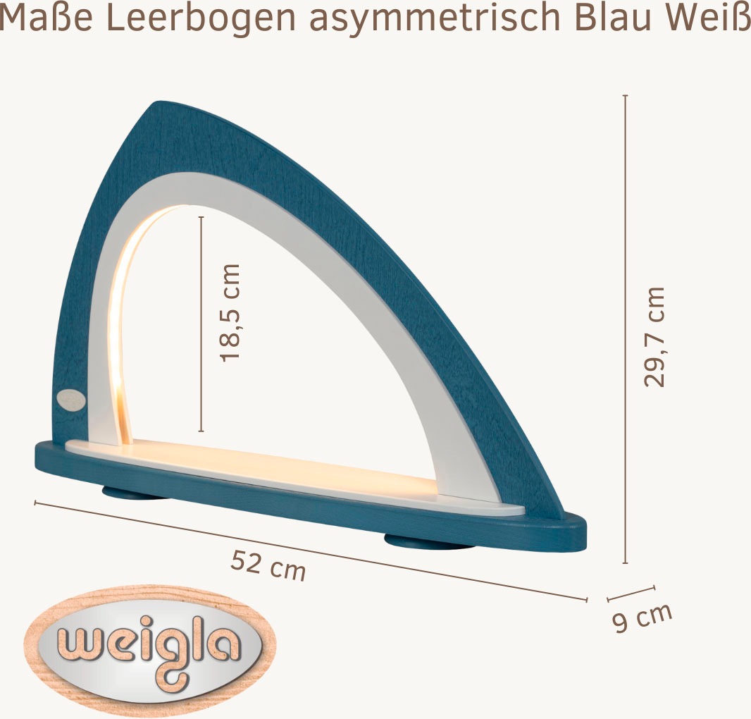 Weigla LED Schwibbogen »Weihnachtsdeko«, Leerbogen zum Selbstbestücken, asymmetrisch