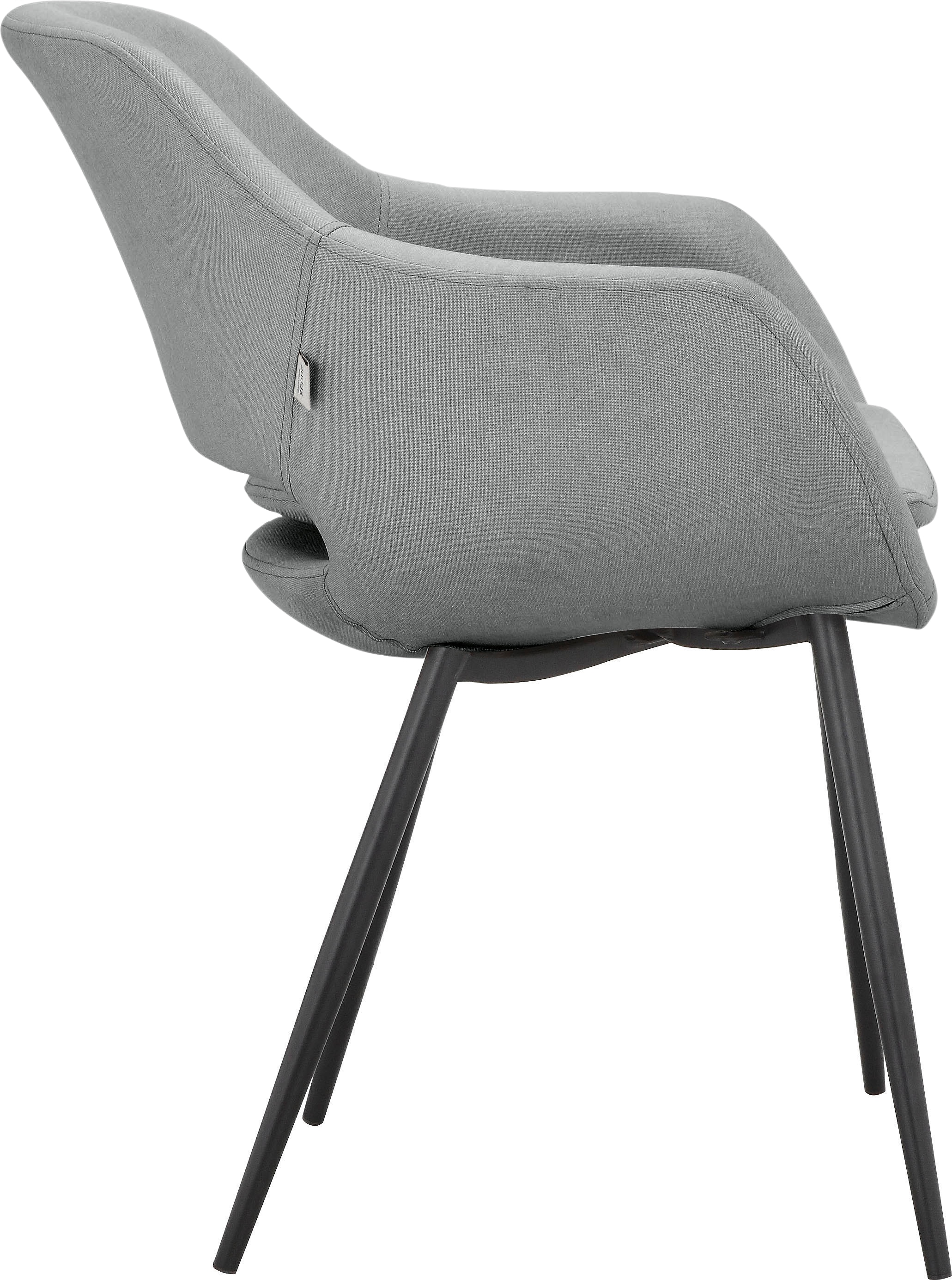 andas Esszimmerstuhl »Mikkeli«, 2 St., Webstoff, mit Sitz und Rücken gepolstert, loses Sitzkissen, Sitzhöhe 48 cm