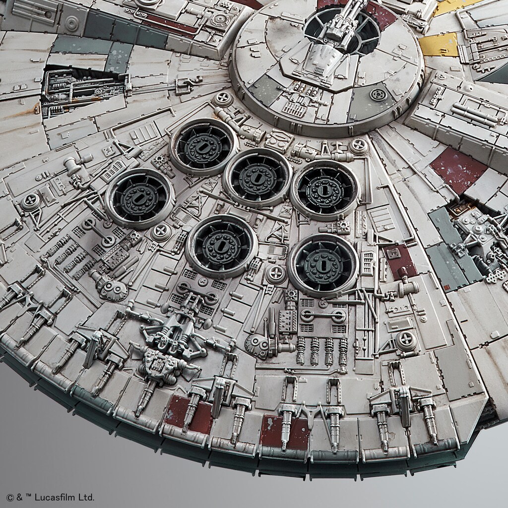 Bandai Modellbausatz »Star Wars - Millennium Falcon«, 1:144