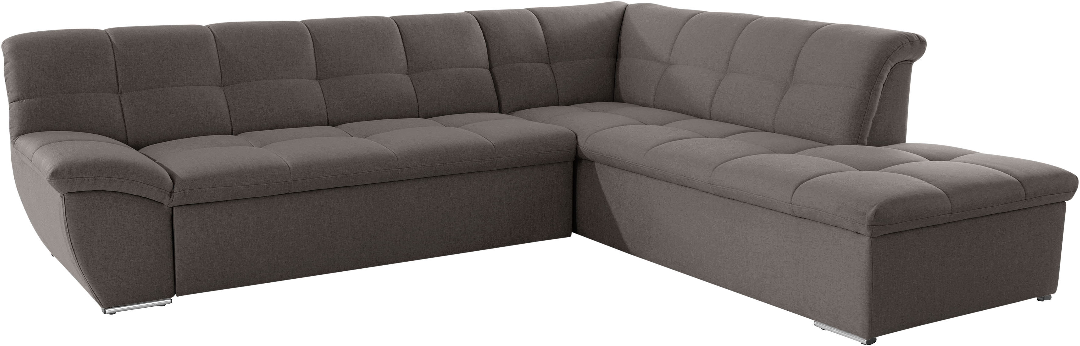 Thumbnail - DOMO collection Ecksofa "Lagoa, moderne Sitzheftung, bequem und komfortabel, L-Form" wahlweise mit Bettfunktion, frei im...