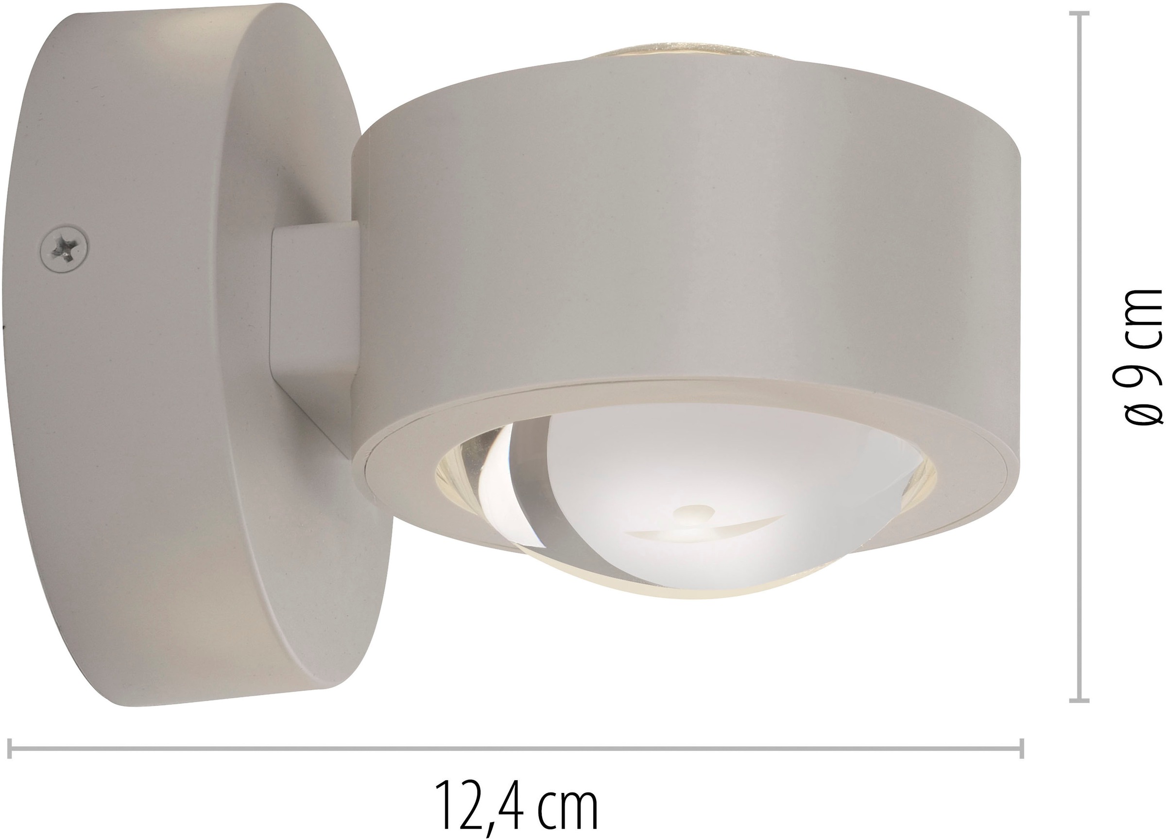 SCHÖNER WOHNEN-Kollektion LED Wandleuchte »CHIA« LED-Board 1 Stk. Warmweiß SCHÖNER WOHNEN Kollektion, Up- und Downlight