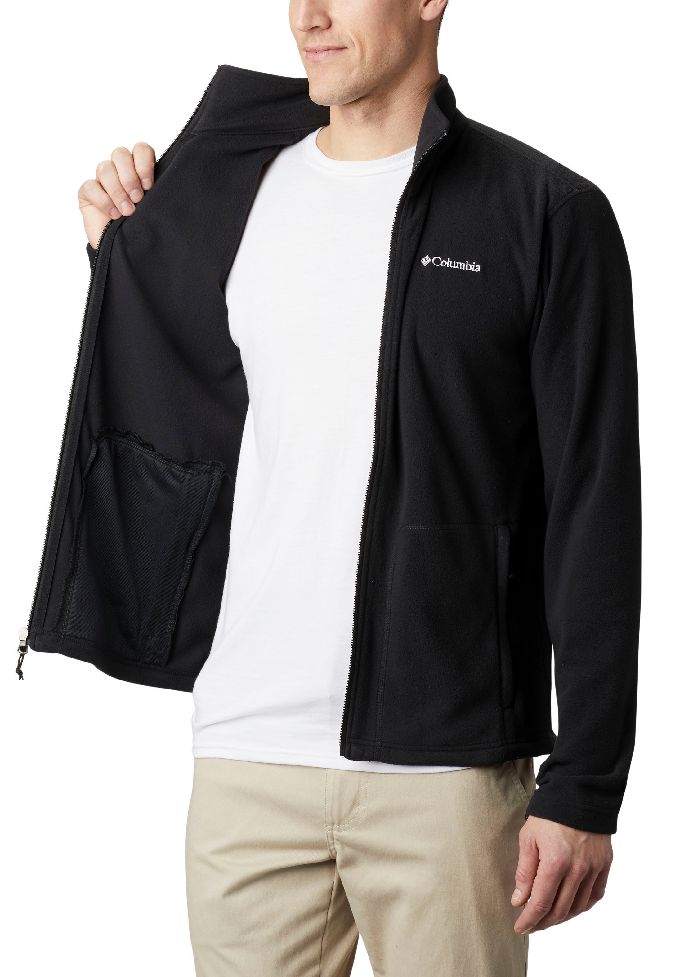 Columbia Fleecejacke "Fast Trek™ Light FZ Fleece", (1 St.), mit kontrastfar günstig online kaufen