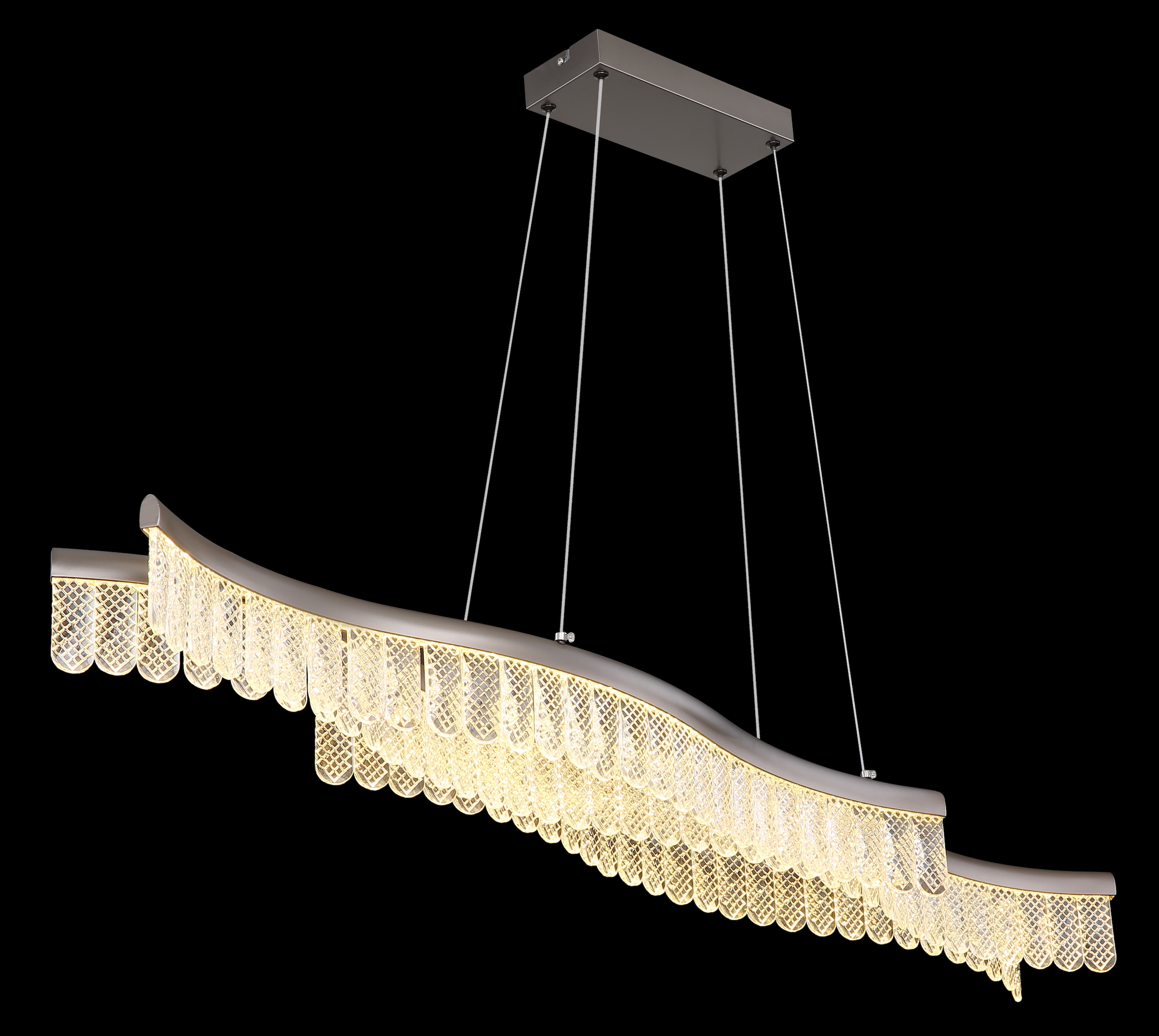 GLOBO LIGHTING LED Pendelleuchte »JULIET«, Leuchtmittel LED-Modul | LED fest integriert, Hängelampe/Hängeleuchte/Wohnzimmer/Esstisch/elegant