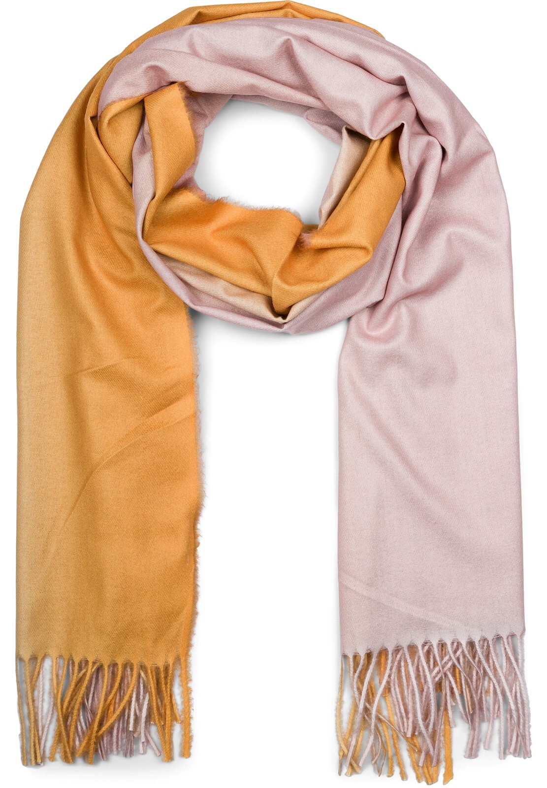 styleBREAKER Schal "Schal mit 2-Farbigem Farbverlauf" 1 Stk.