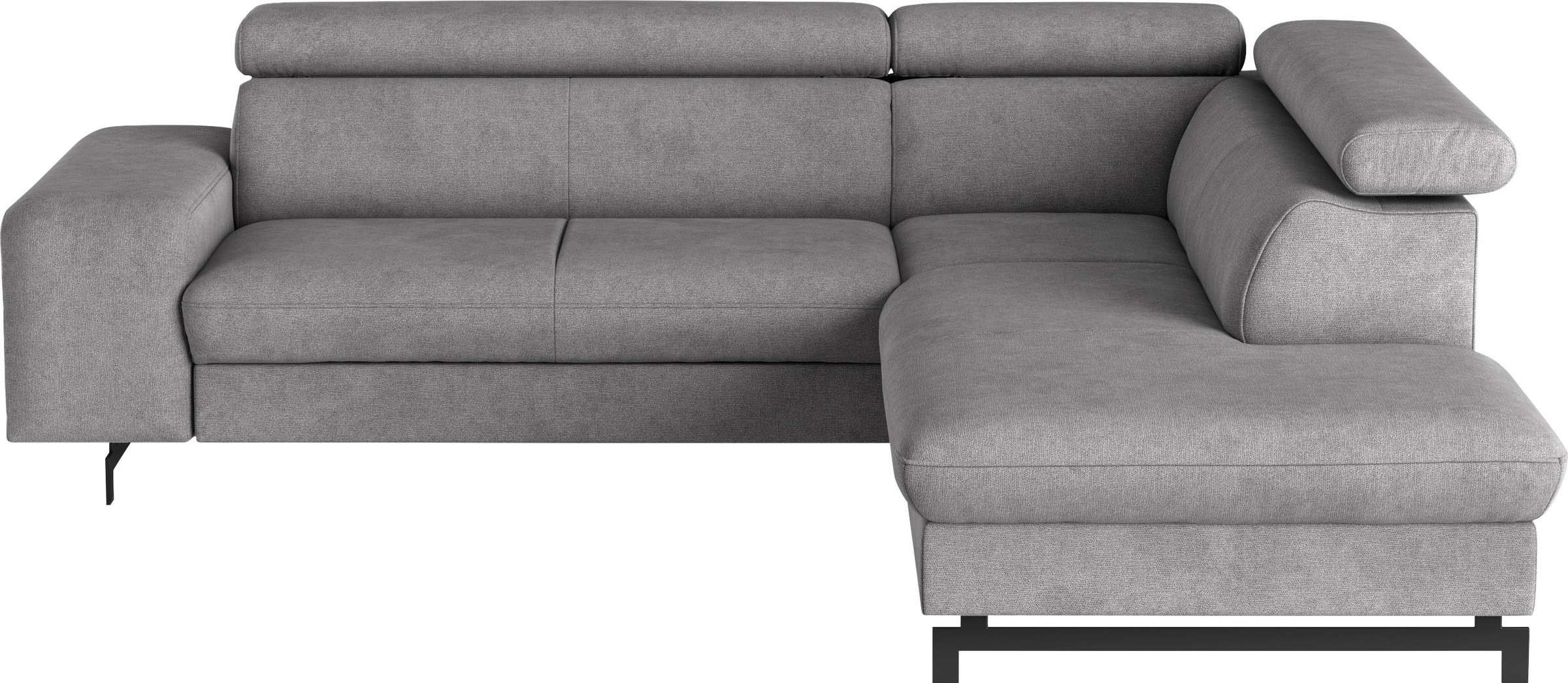 Thumbnail - COTTA Ecksofa "Emma L-Form, B: 262 cm" mit Kopfteilverstellung, optional Bettfunktion & Bettkasten