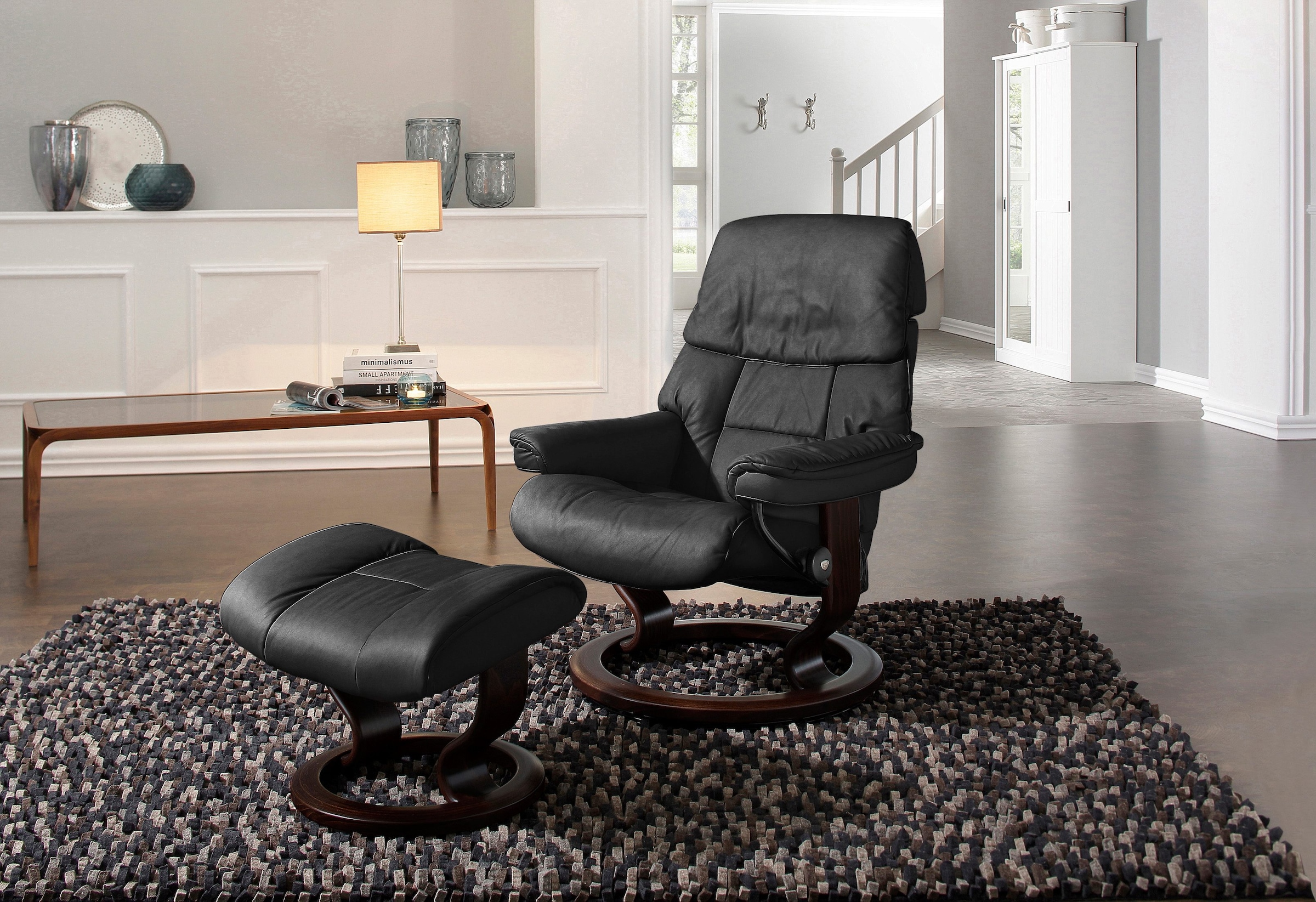 Stressless Relaxsessel "Ruby", (Set, Relaxsessel mit Hocker), mit Classic B günstig online kaufen