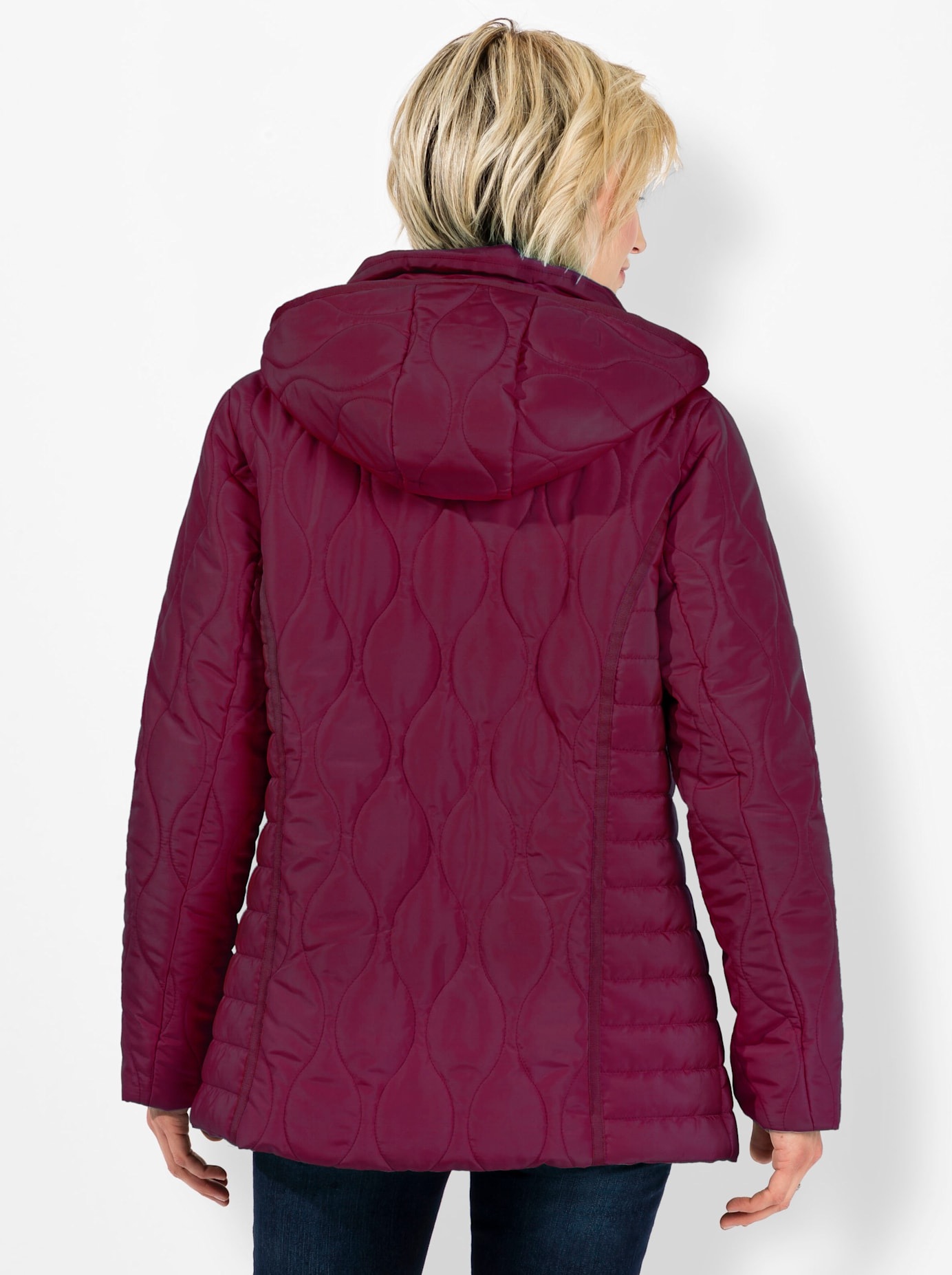 Classic Basics Steppjacke, mit Kapuze