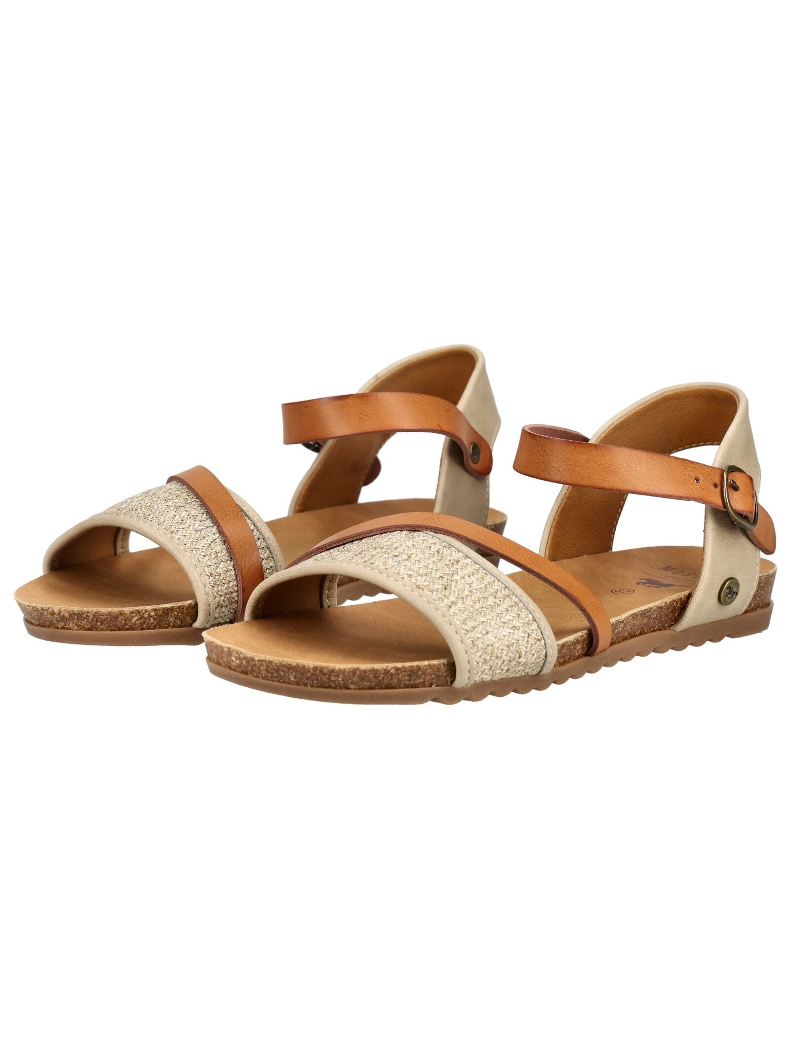 Mustang Shoes Riemchensandale »Mustang Shoes Sandalen Lederimitat/Textil«