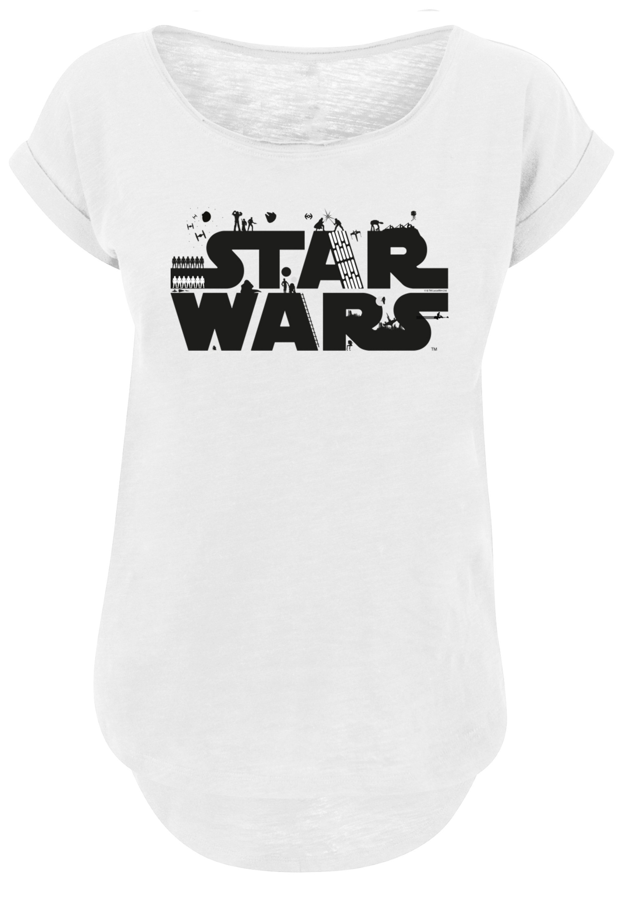 F4NT4STIC T-Shirt »Star Wars Minimalist Logo«, Print