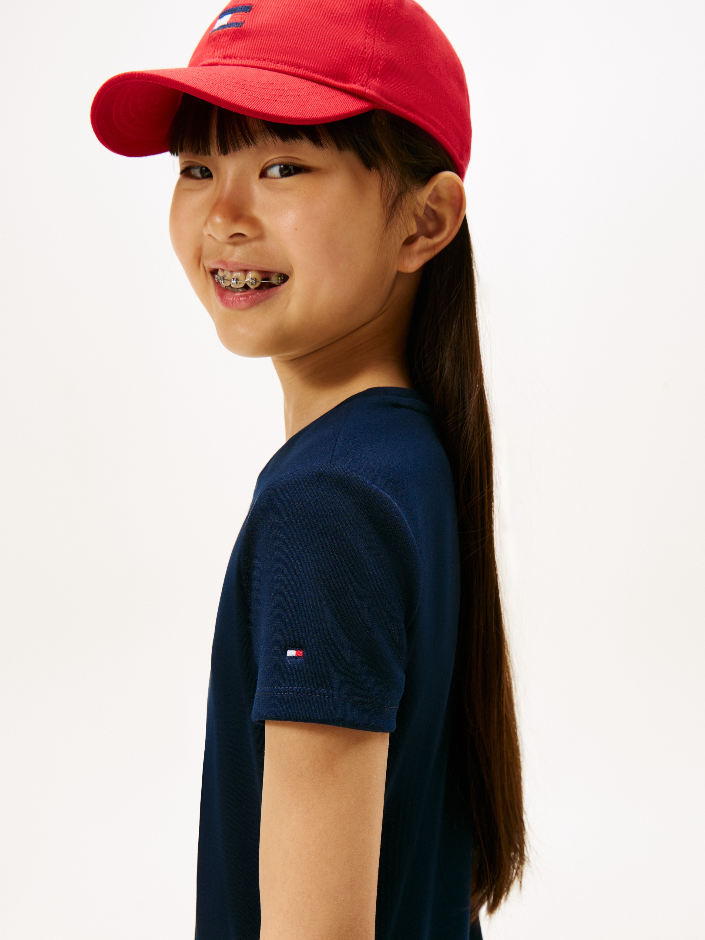 Tommy Hilfiger Shirtkleid »STRAIGHT PUNTO DRESS S/S«, Kinder bis 16 Jahre