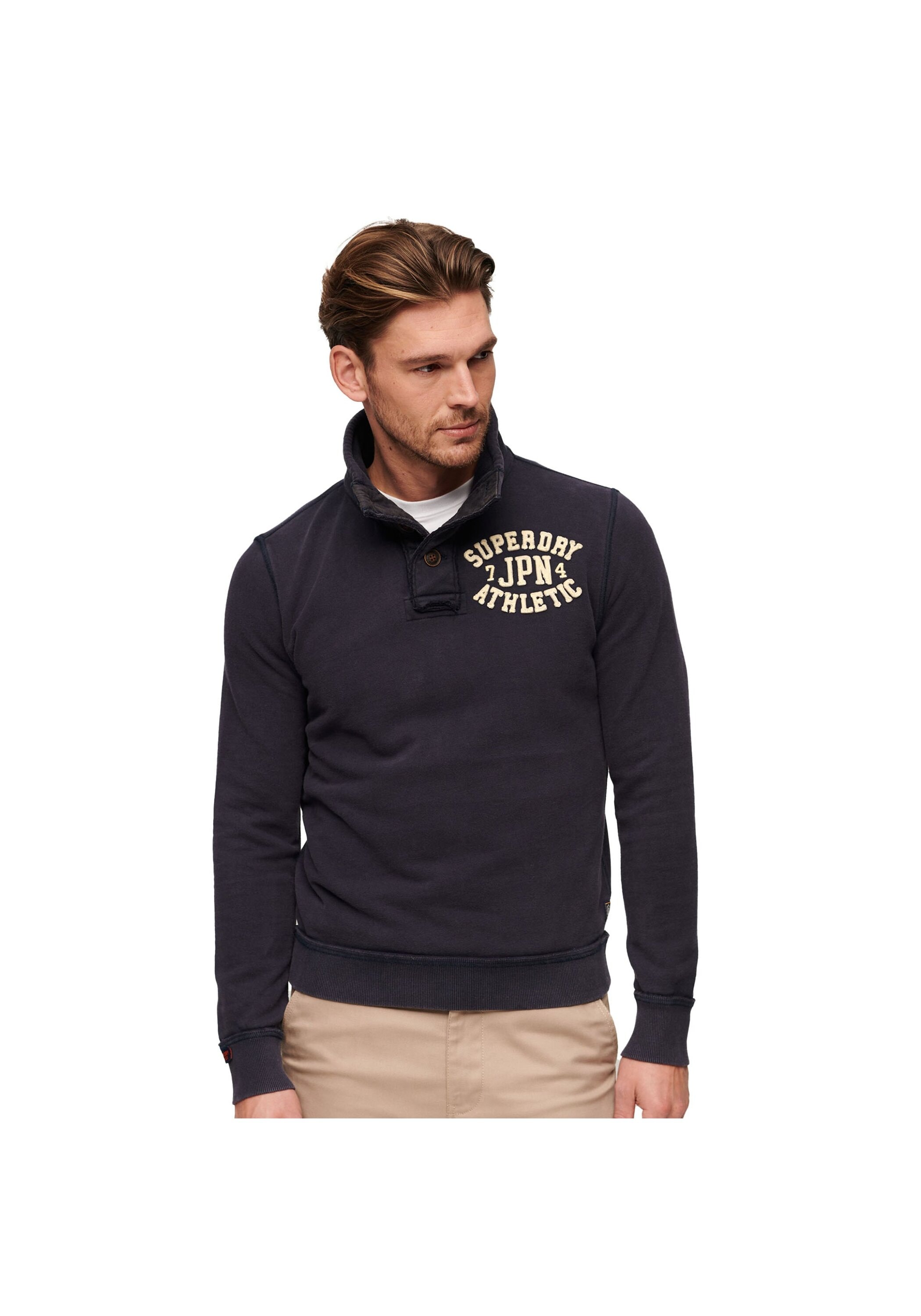 Superdry Sweatshirt »Sweatshirt Vintage Athletic Henley Jumper«
