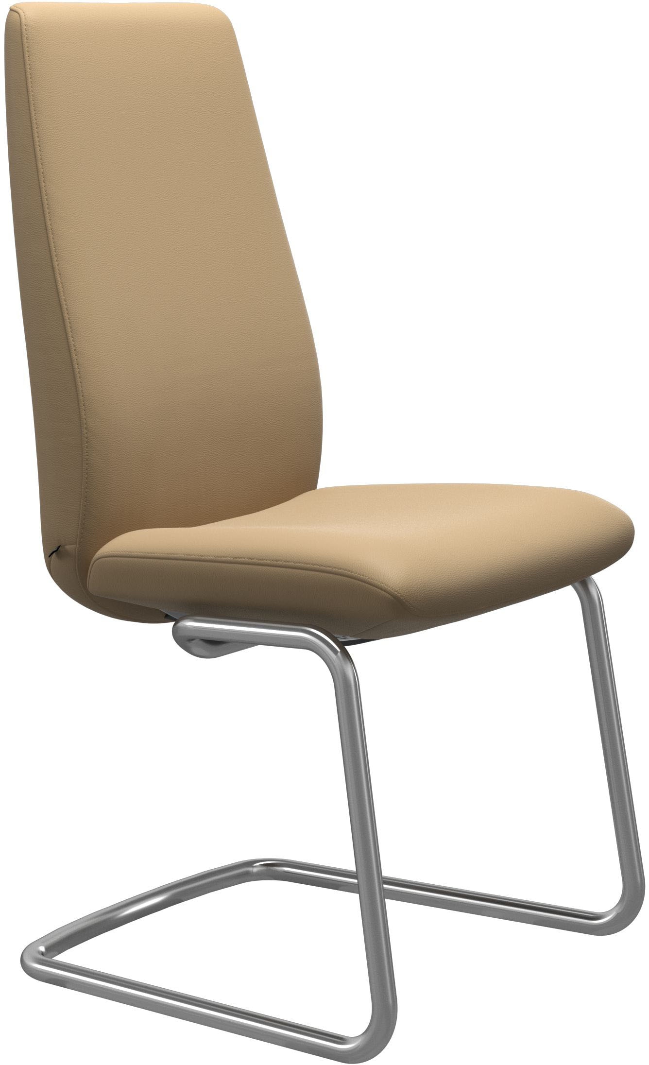 Stressless Polsterstuhl "Laurel", Leder PALOMA, High Back, Größe L, mit Beinen aus Stahl in Chrom glänzend