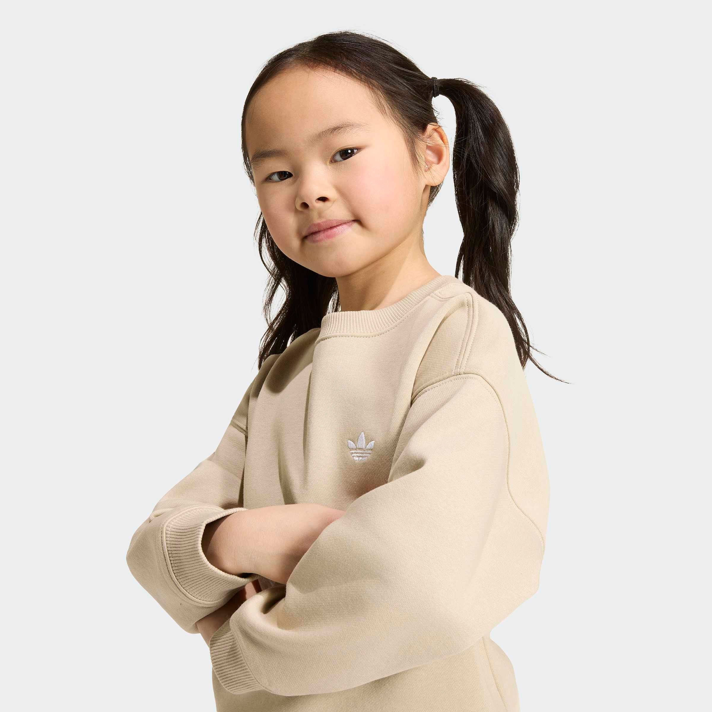 adidas Originals Trainingsanzug »CREW JOG SET« 2 für Kinder, zweiteiliges Set, aus Baumwolle