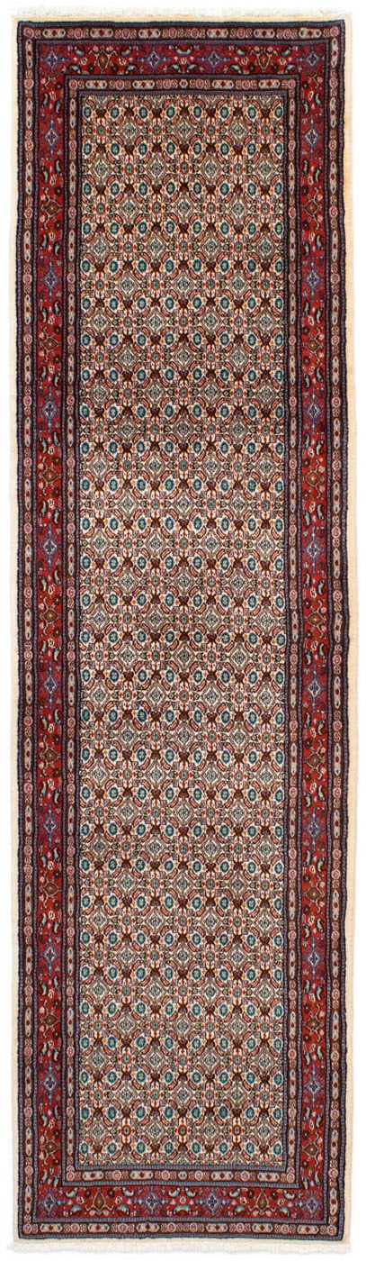 morgenland Wollteppich »Yalameh Medaillon Blu scuro 313 x 207 cm«, rechteckig, Unikat mit Zertifikat