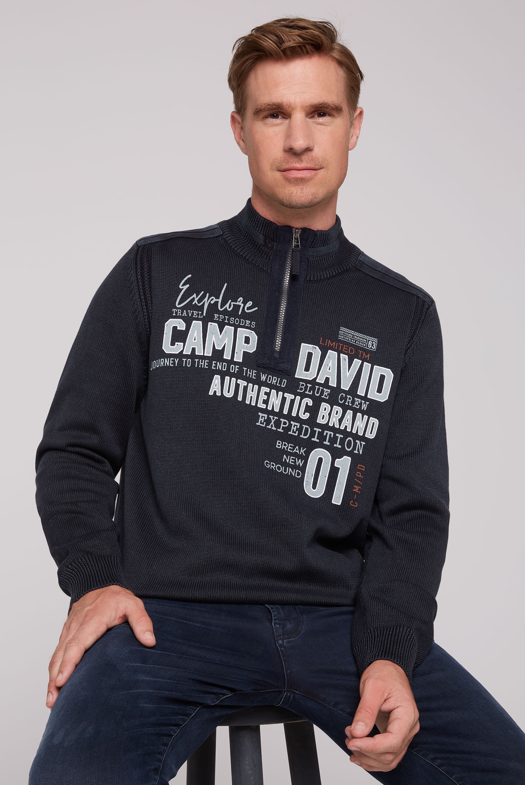 CAMP DAVID Megztinis iš Baumwolle