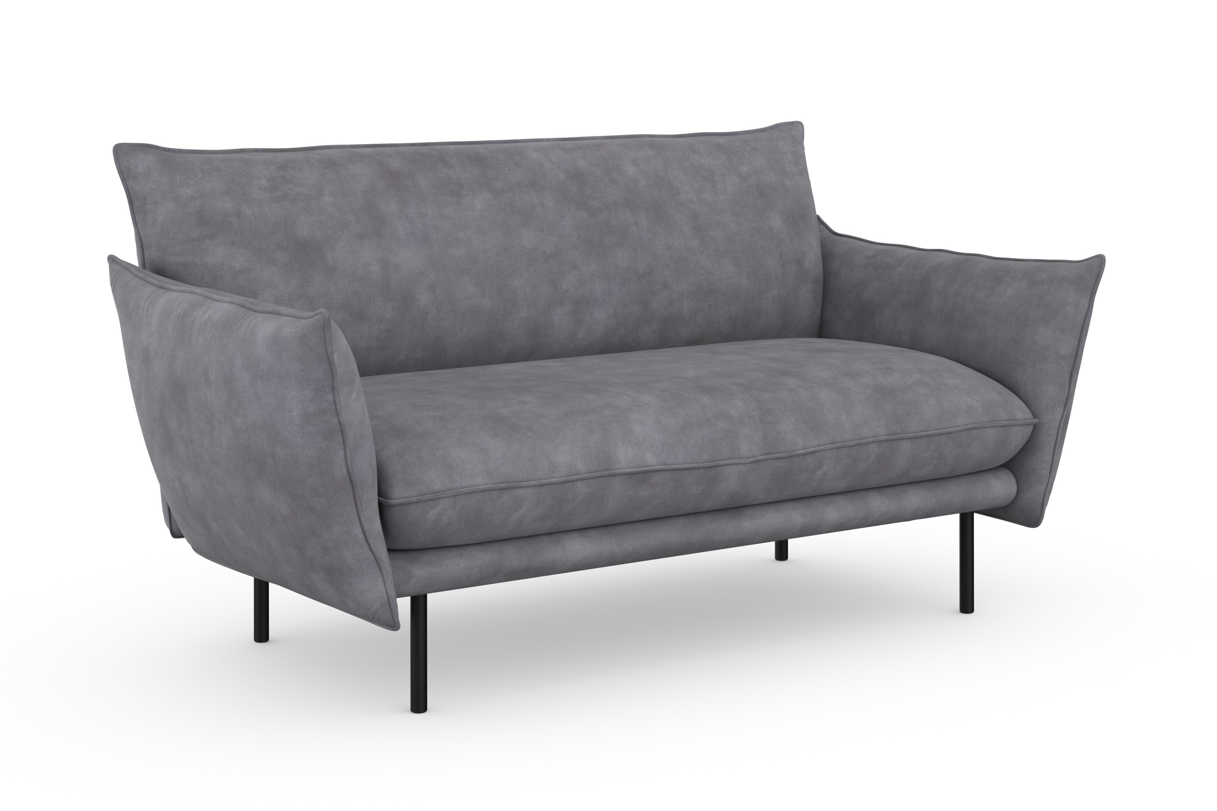 Home affaire 2-Sitzer "Stine" Besonderes Design durch Kissenoptik und Keder günstig online kaufen