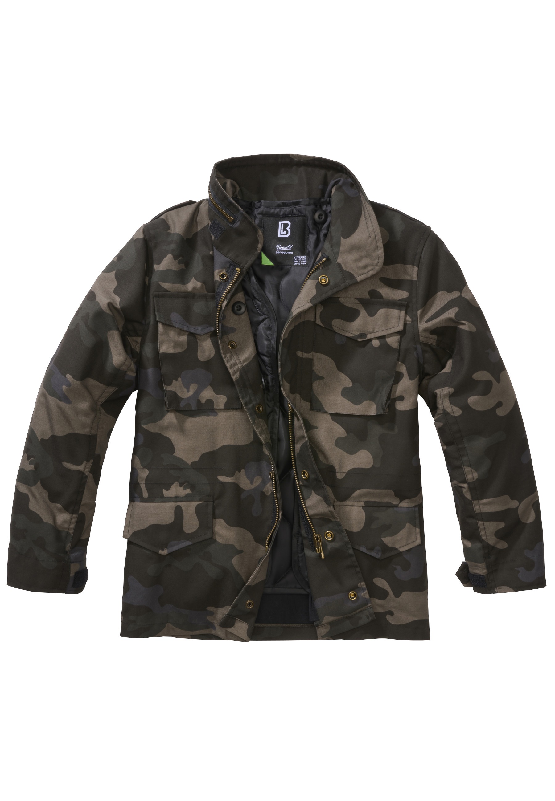 Brandit Parka "Brandit Herren Kids M65 Standard Jacket" 1 Stk. tlg. ohne Kapuze