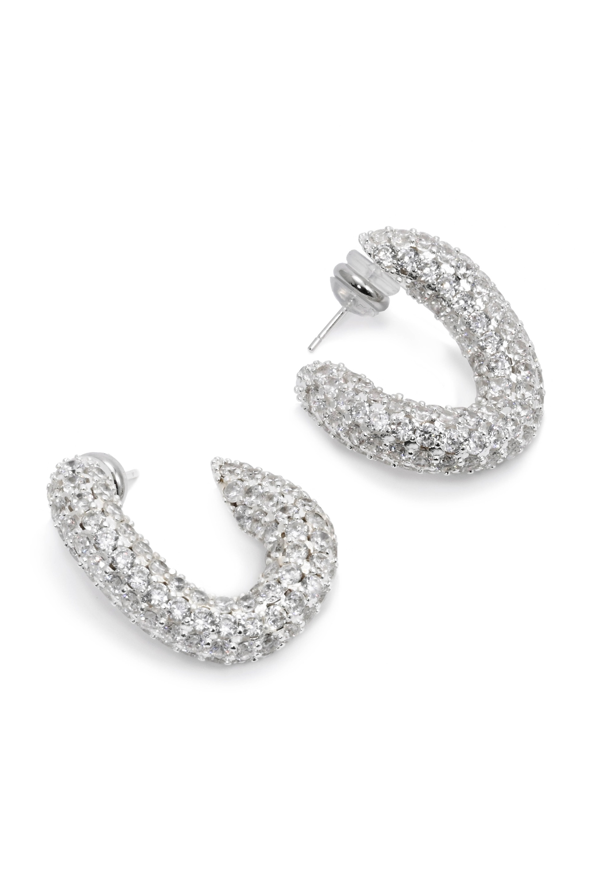 FILIPPA FIRENZE Paar Ohrstecker »Sparkling GIGI«, mit Versilberung