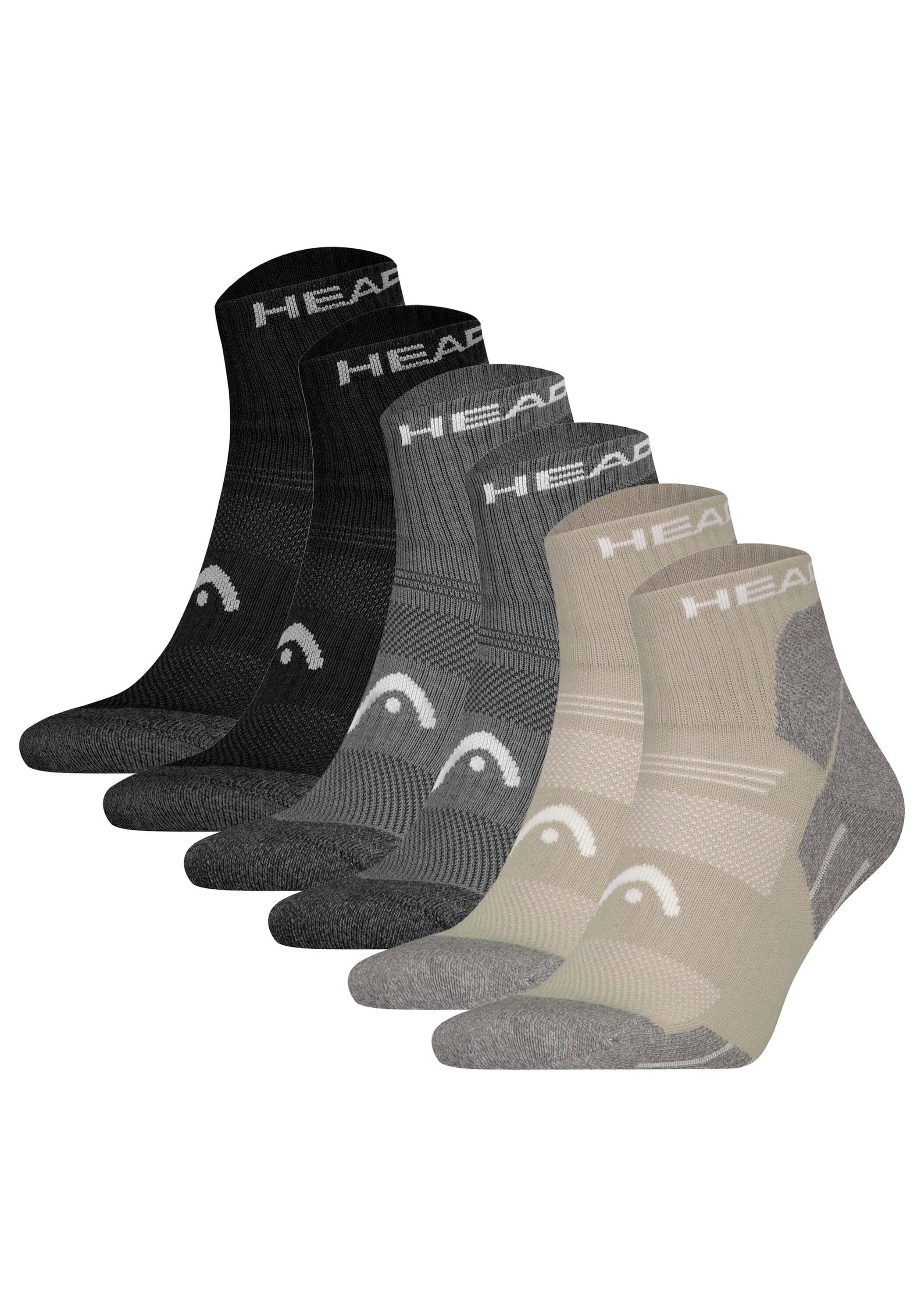 Head Kurzsocken "Socken Hiking All Climates Quarter 6P 6er Pack" 6 Paar tlg.