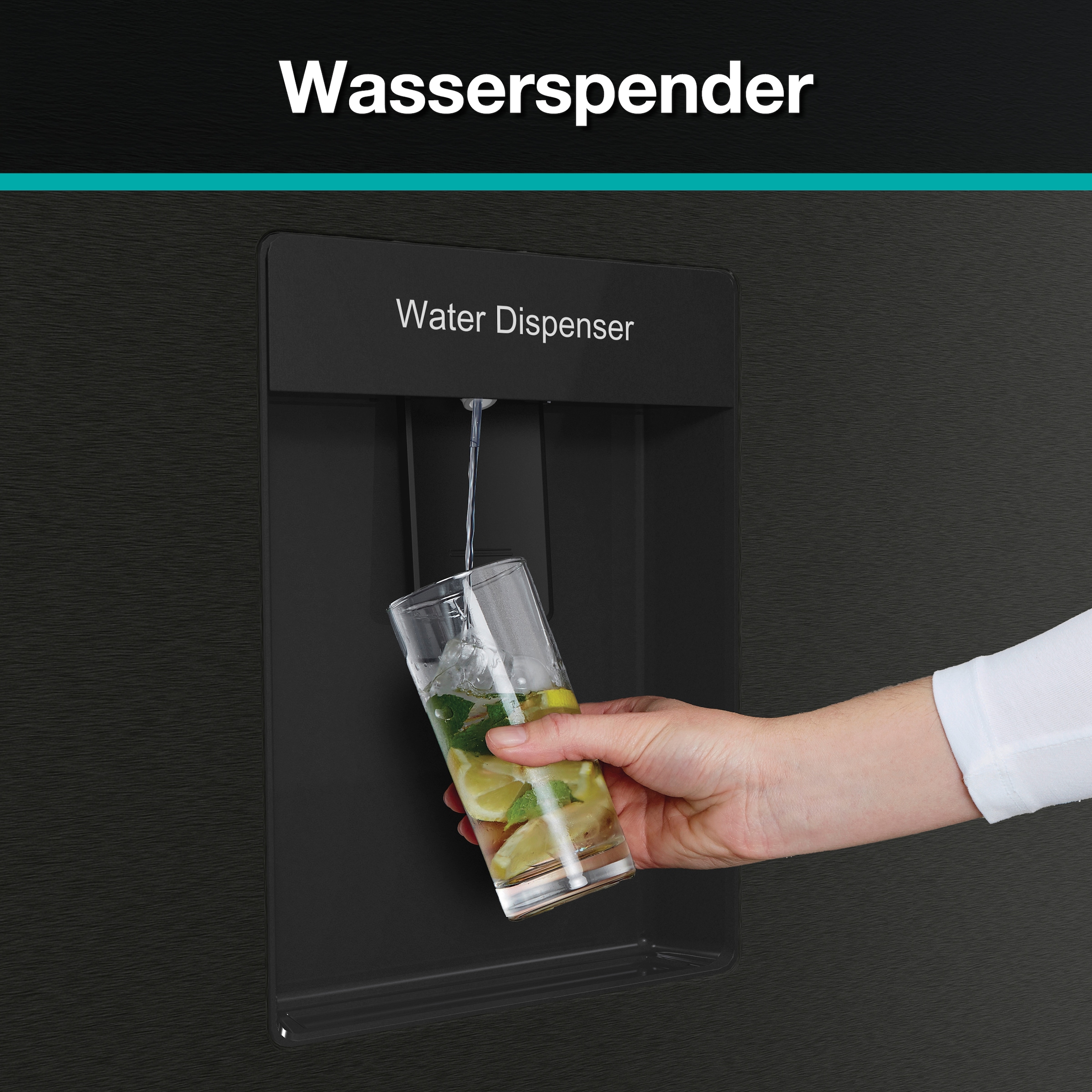 GORENJE Side-by-Side »NRR 9185 EABXLWD«, Wasserspender