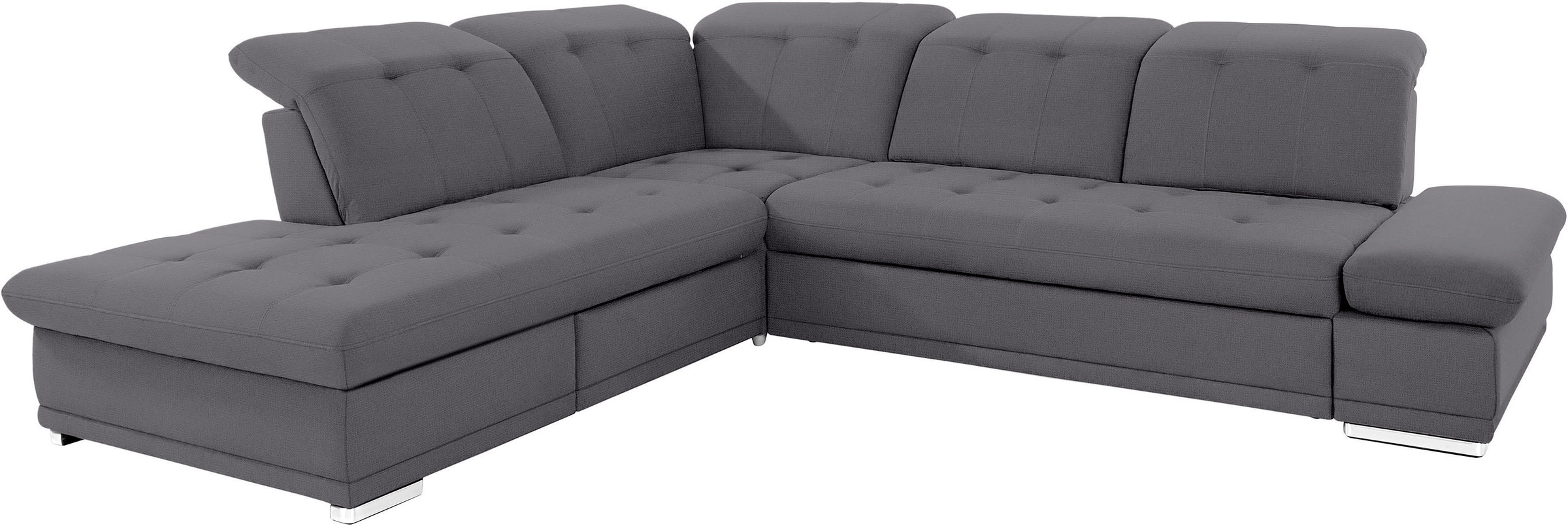 Thumbnail - COTTA Ecksofa "Holiday L-Form mit Sitztiefen-, Armteil- und Kopfteilverstellung", wahlweise mit Bettfunktion & Bettkaste...