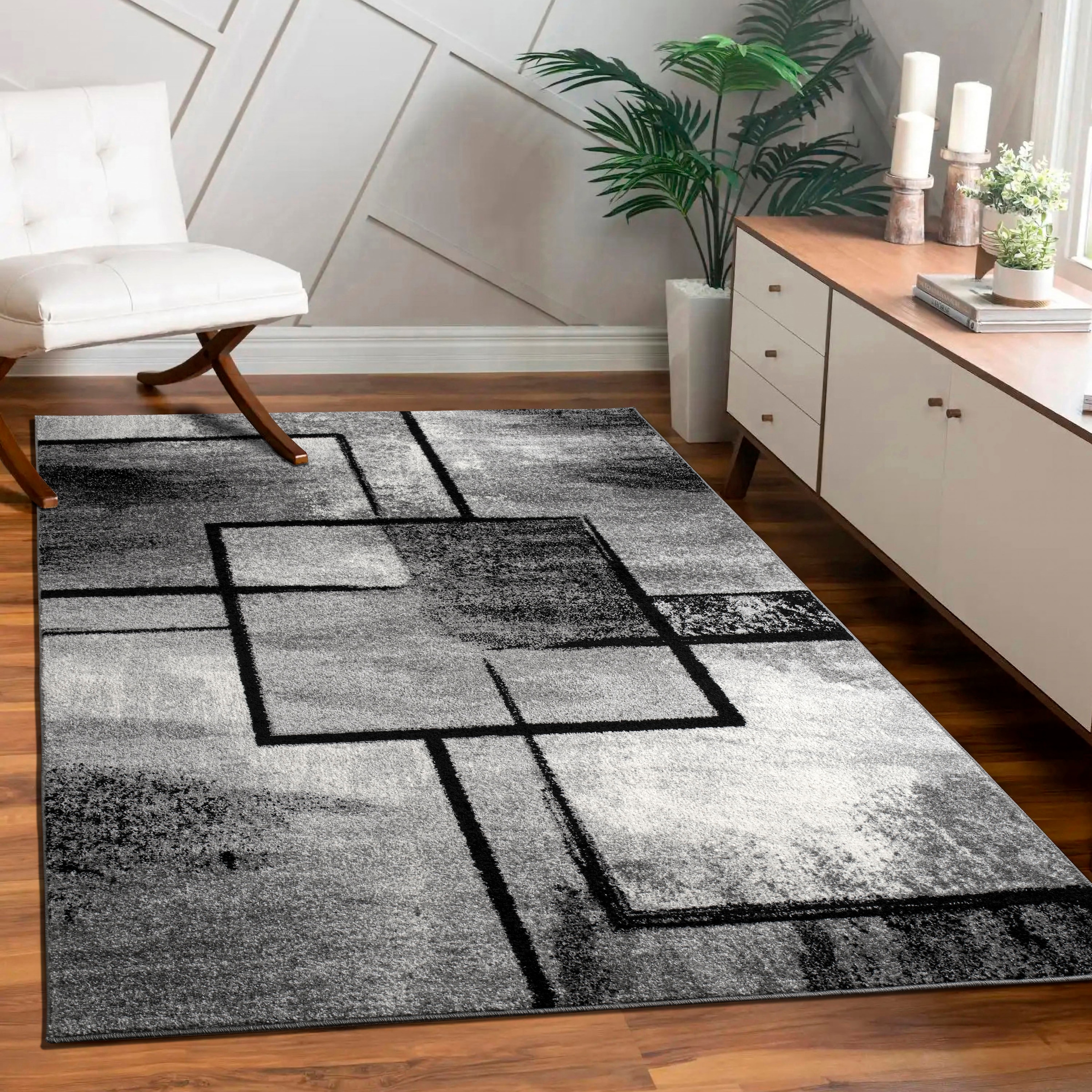 Paco Home Teppich "Mondial 107" rechteckig 13 Höhe Kurzflor, modernes abstr günstig online kaufen