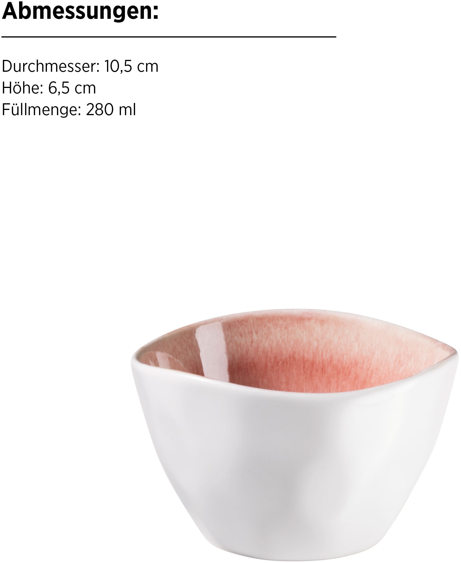 MÄSER Salatschüssel »FROZEN, Salatschüssel-Set, Steinzeug« 9 Stk. aus Steinzeug