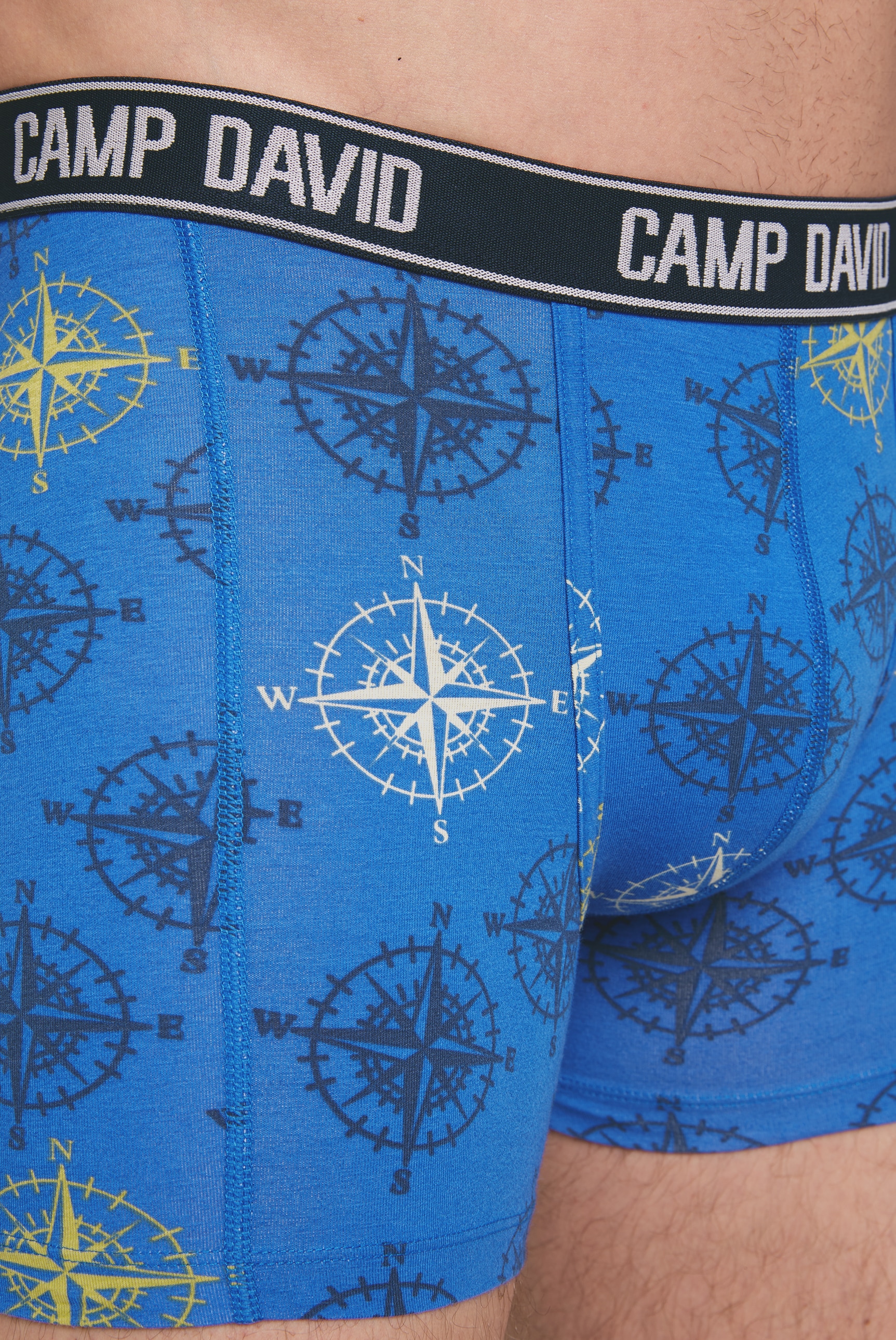 CAMP DAVID Boxershorts »Set:«, (2 St.), mit All Over Print