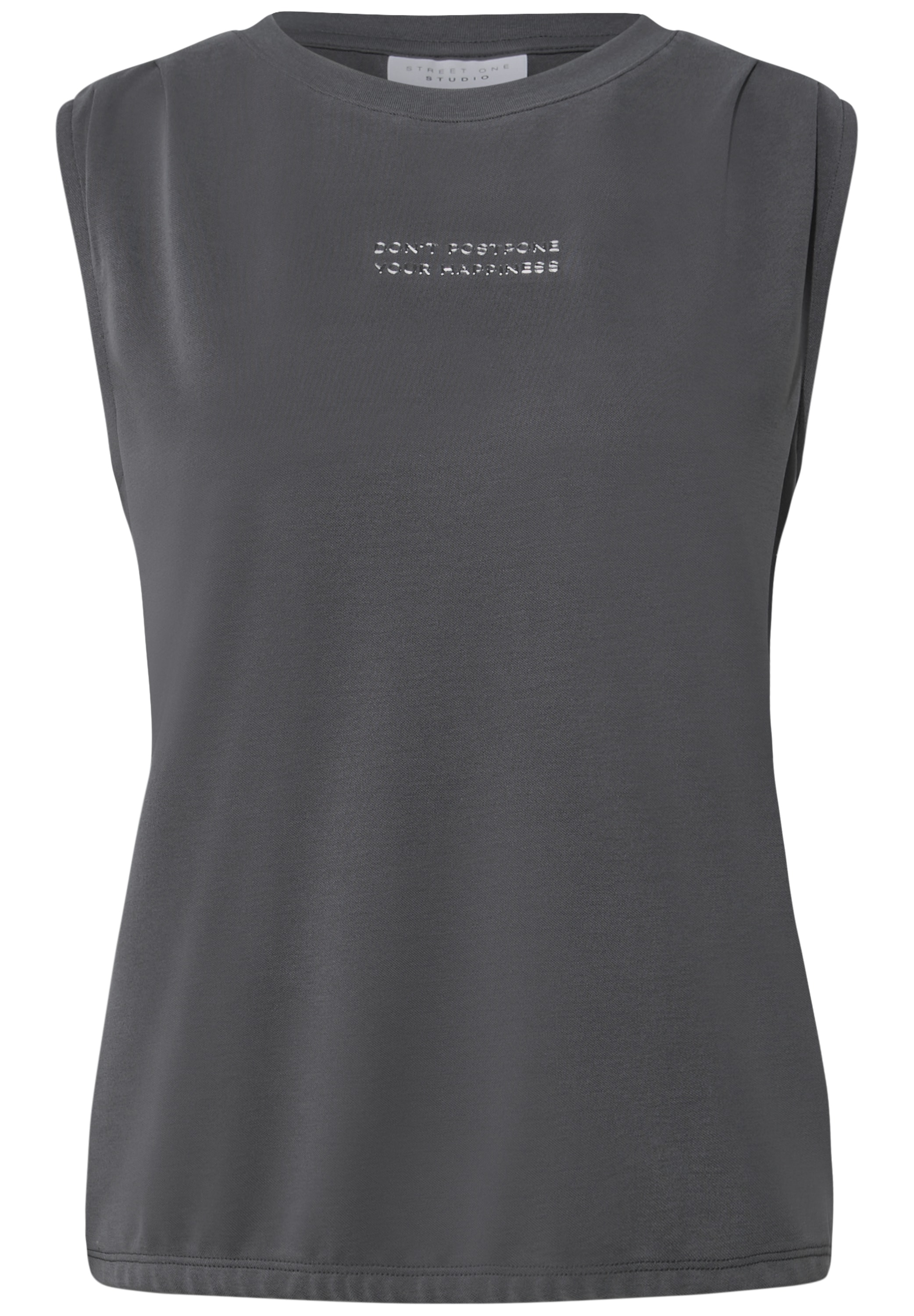 STREET ONE STUDIO T-Shirt, mit Elastiksaum